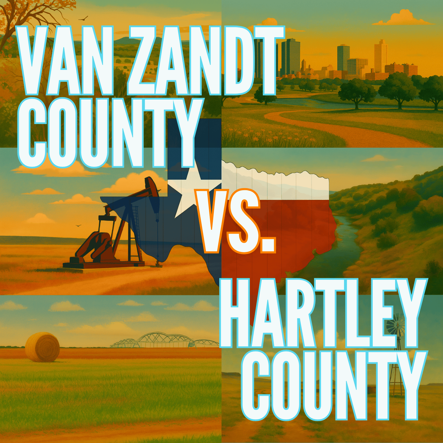 Van Zandt County vs. Hartley County