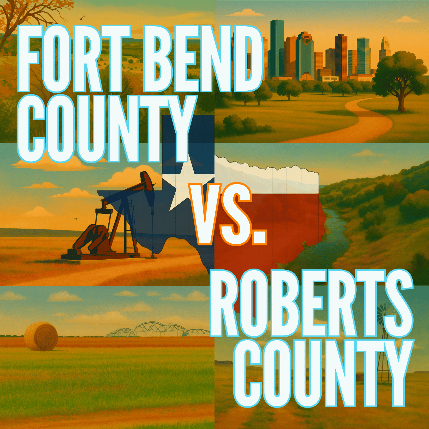 Fort Bend County vs. Roberts County