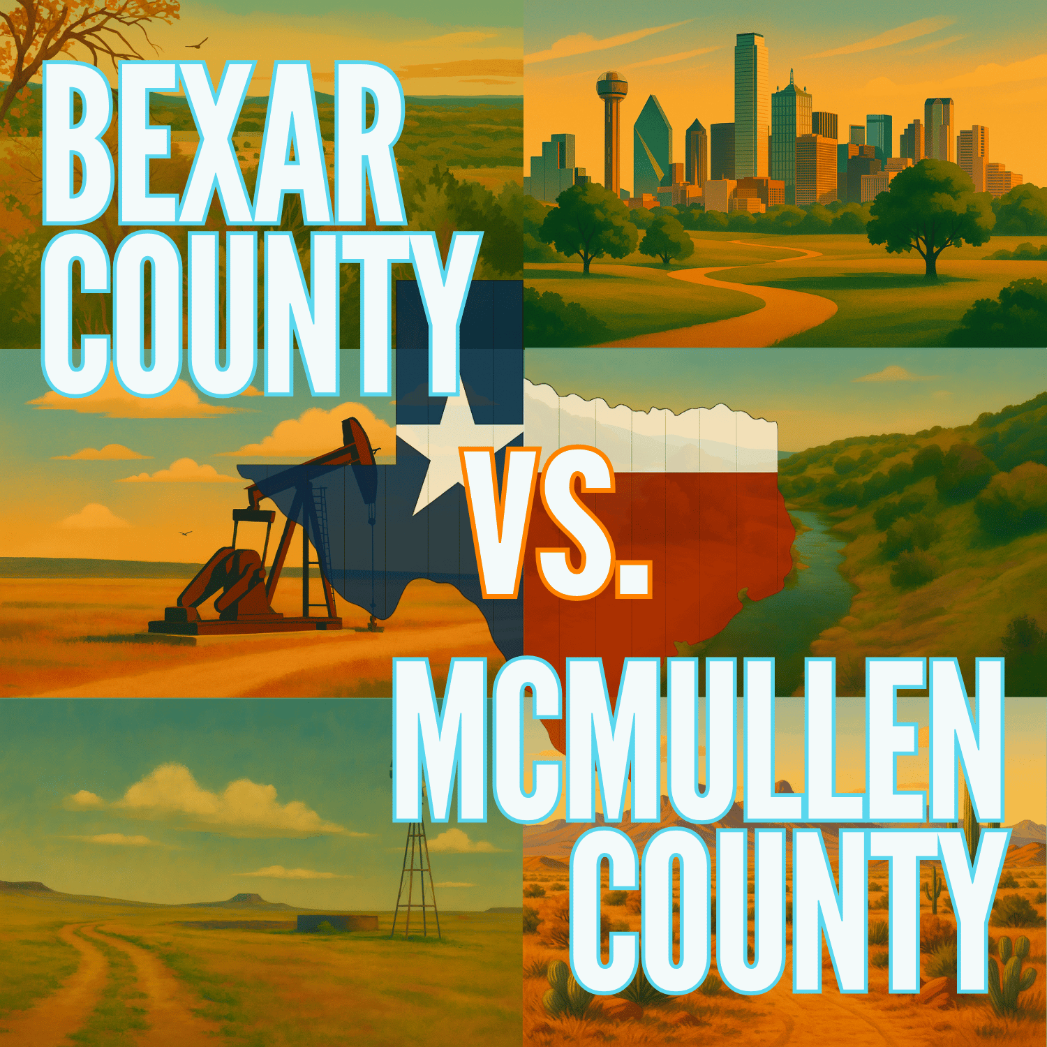 Bexar County vs. McMullen County