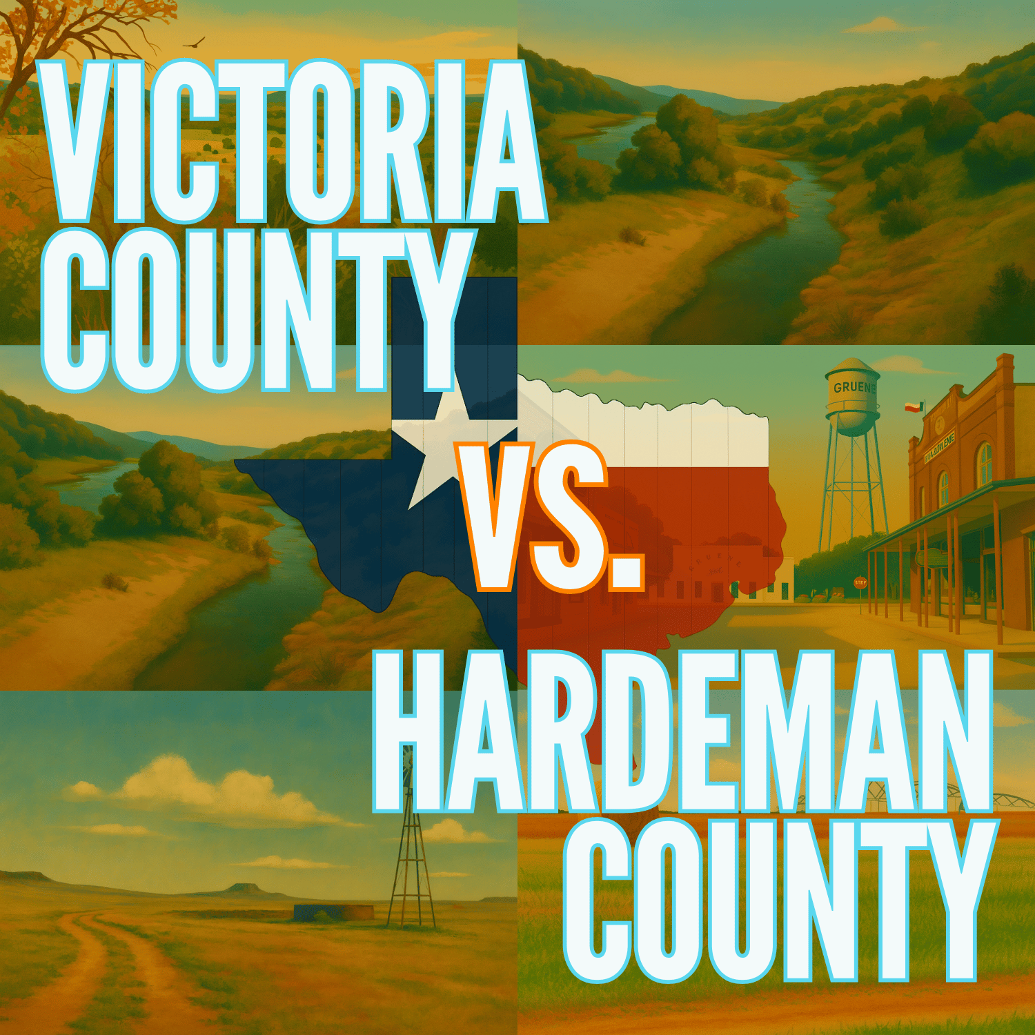 Victoria County vs. Hardeman County