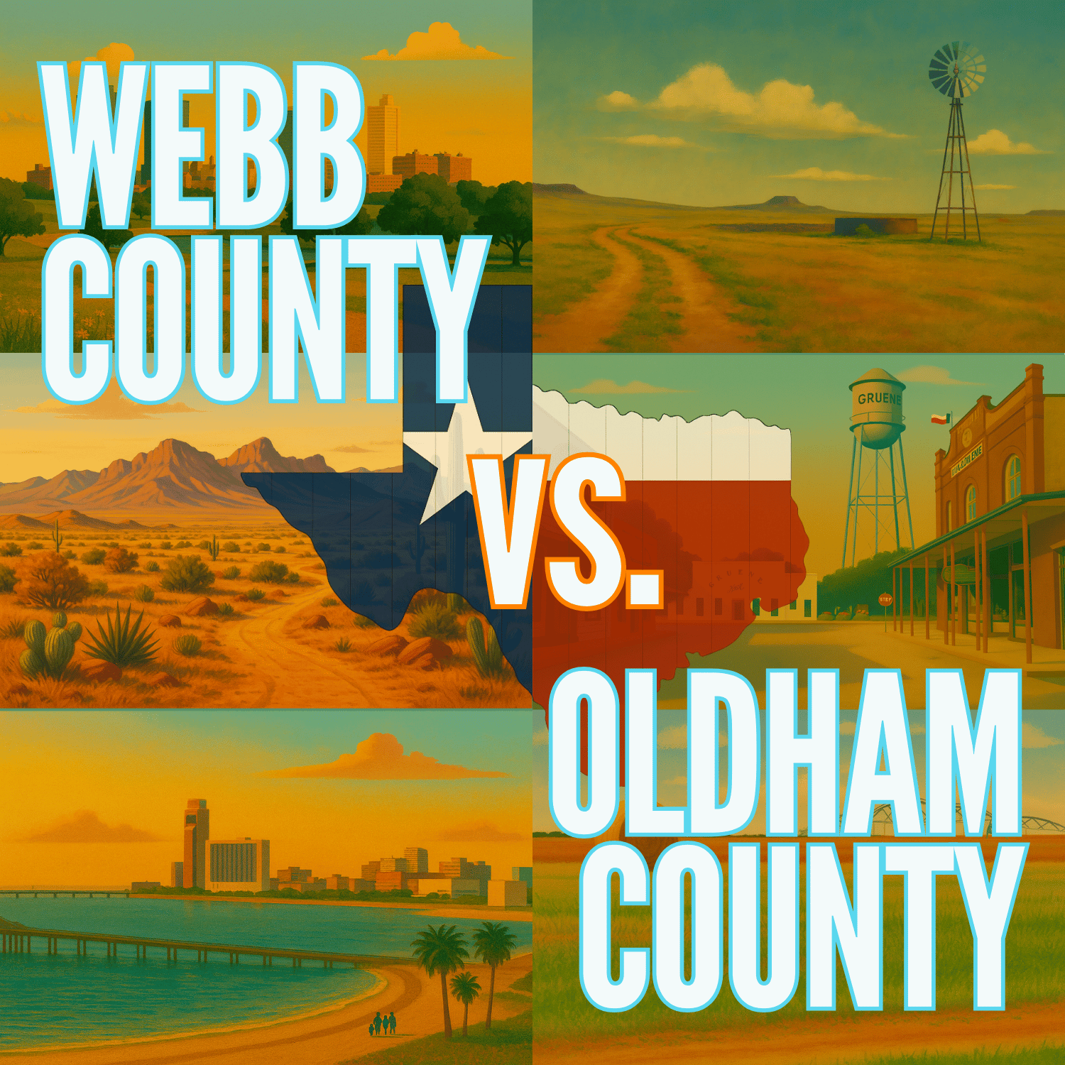 Webb County vs. Oldham County