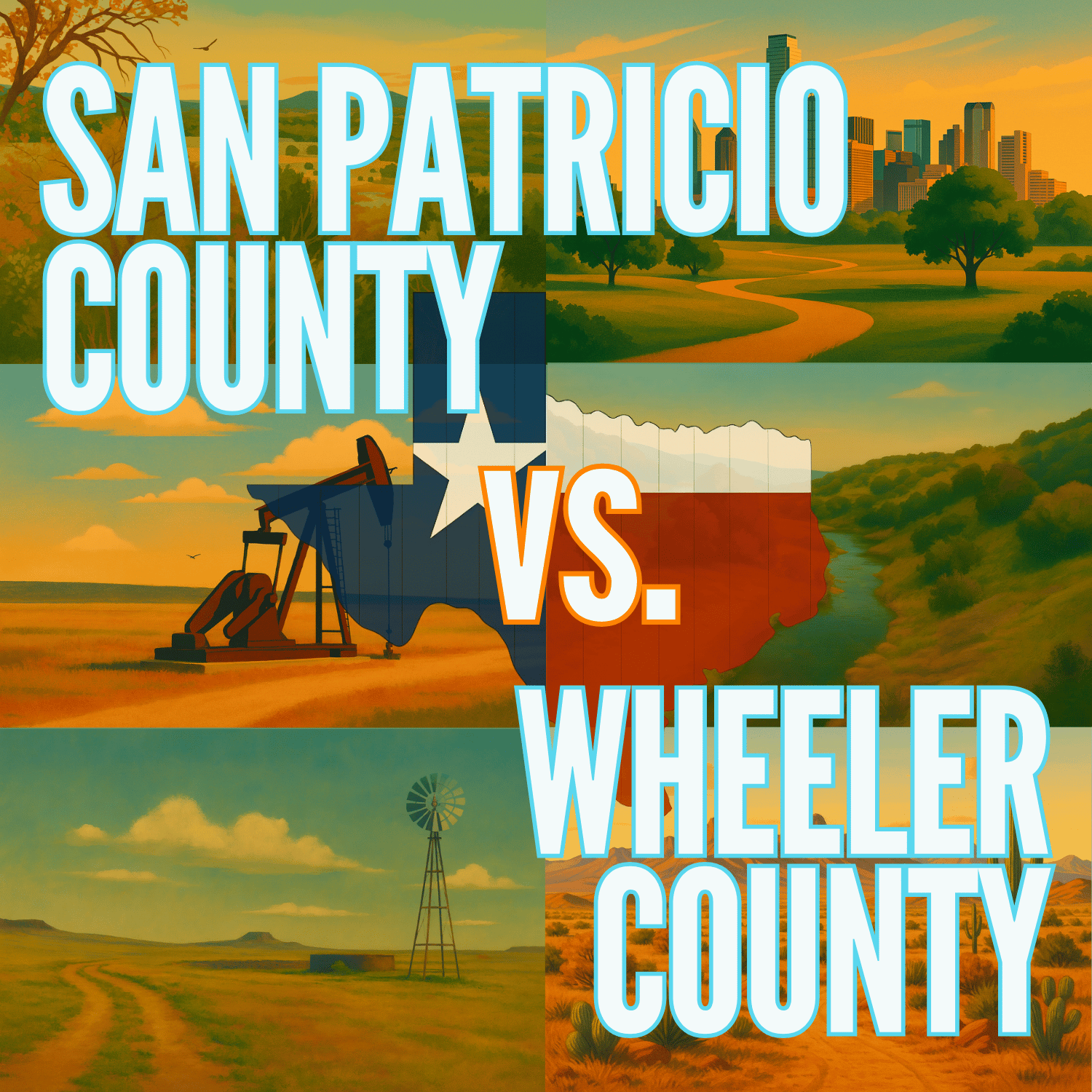 San Patricio County vs. Wheeler County