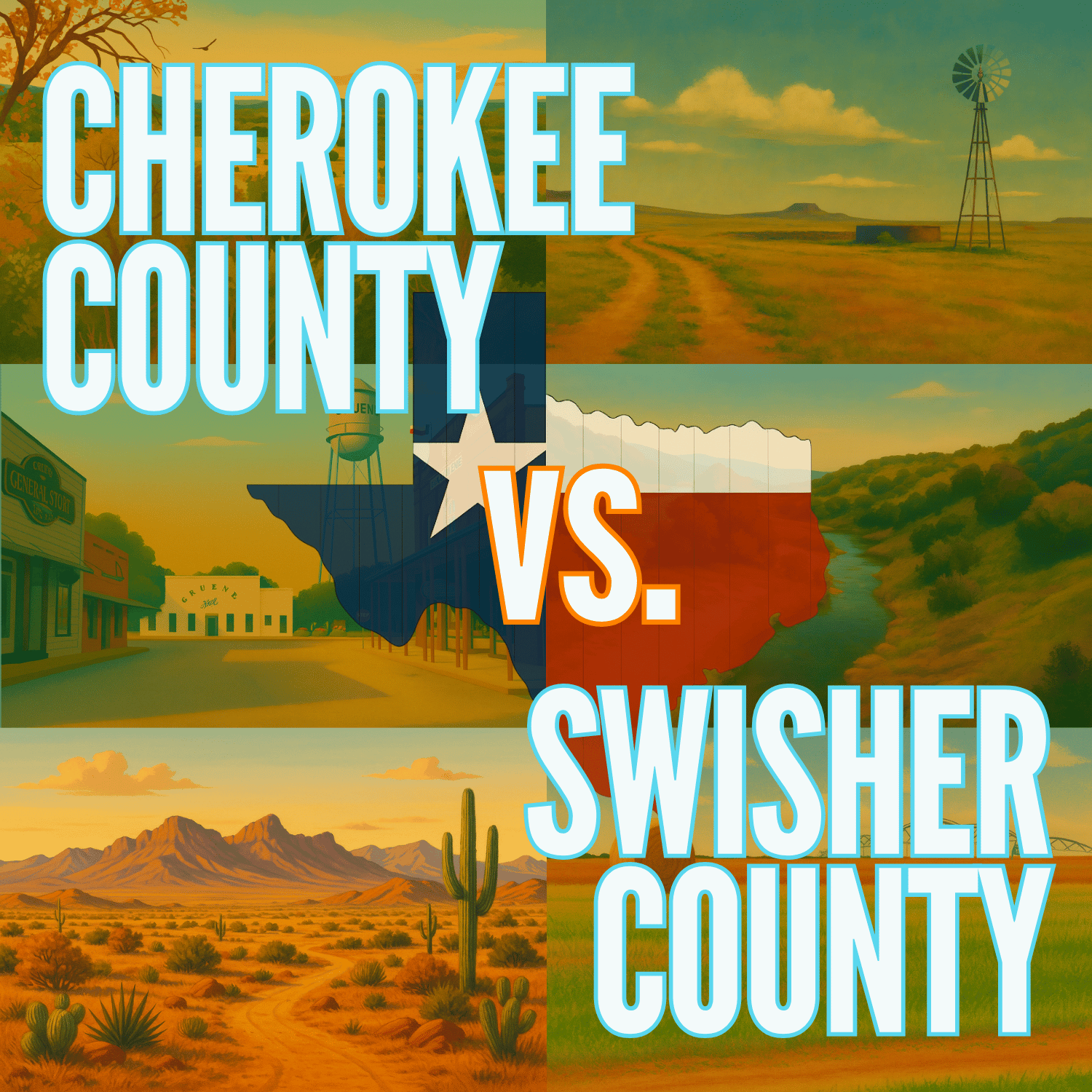 Cherokee County vs. Swisher County