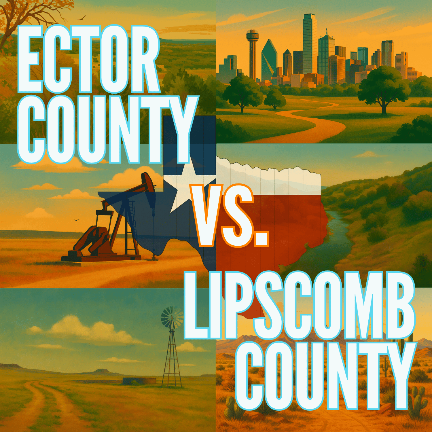 Ector County vs. Lipscomb County