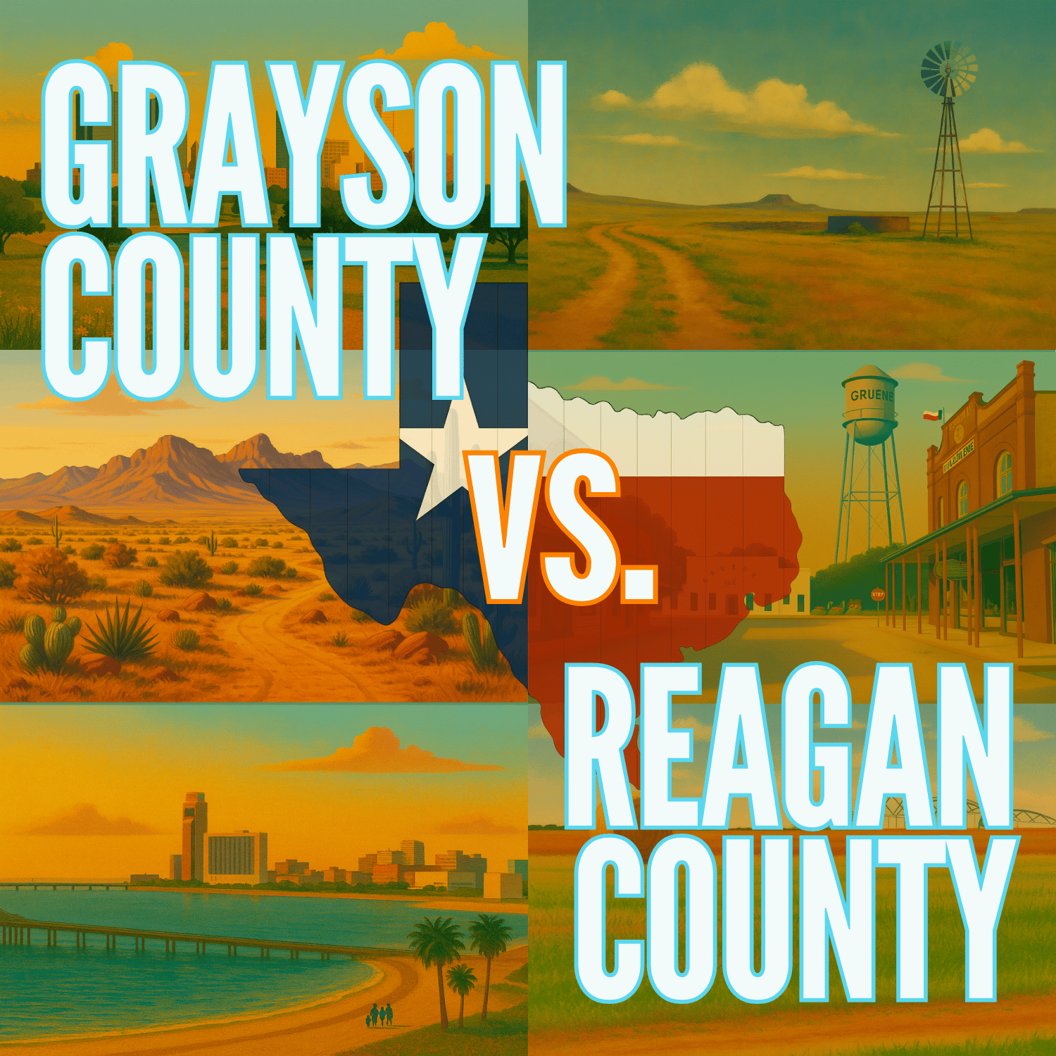 Grayson County vs. Reagan County