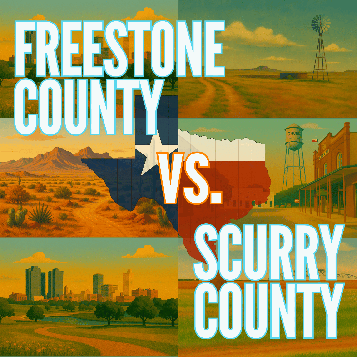 Freestone County vs. Scurry County