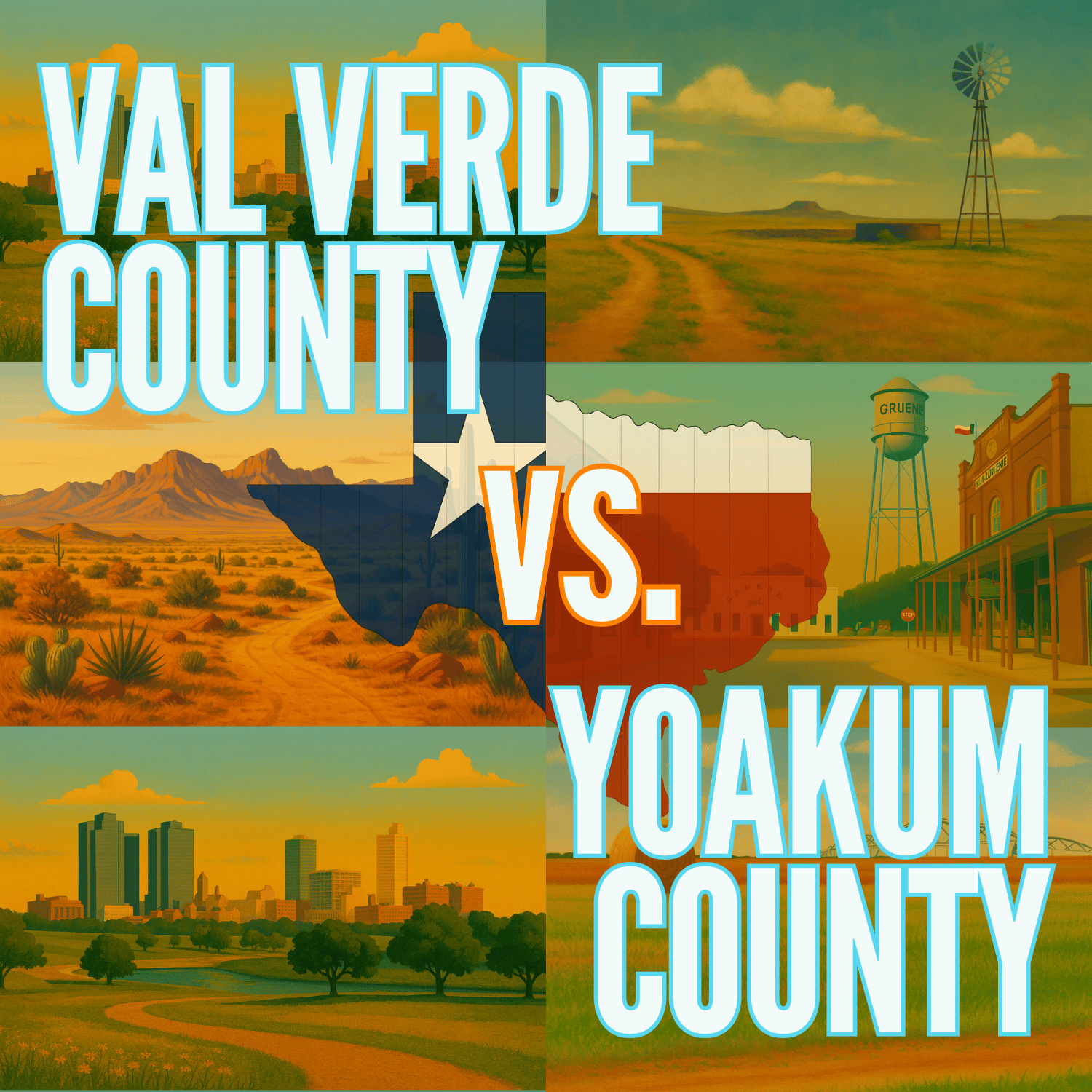 Val Verde County vs. Yoakum County