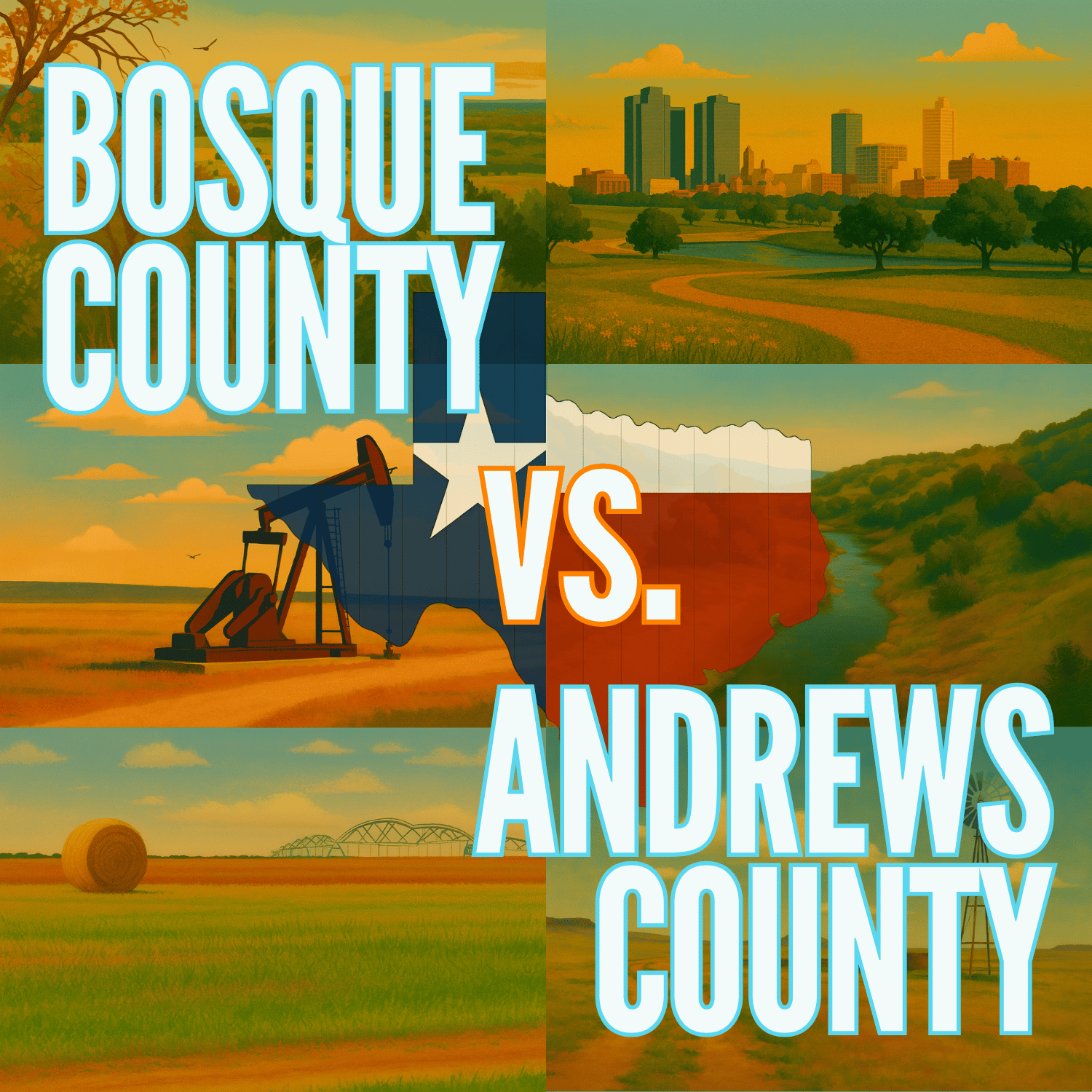 Bosque County vs. Andrews County