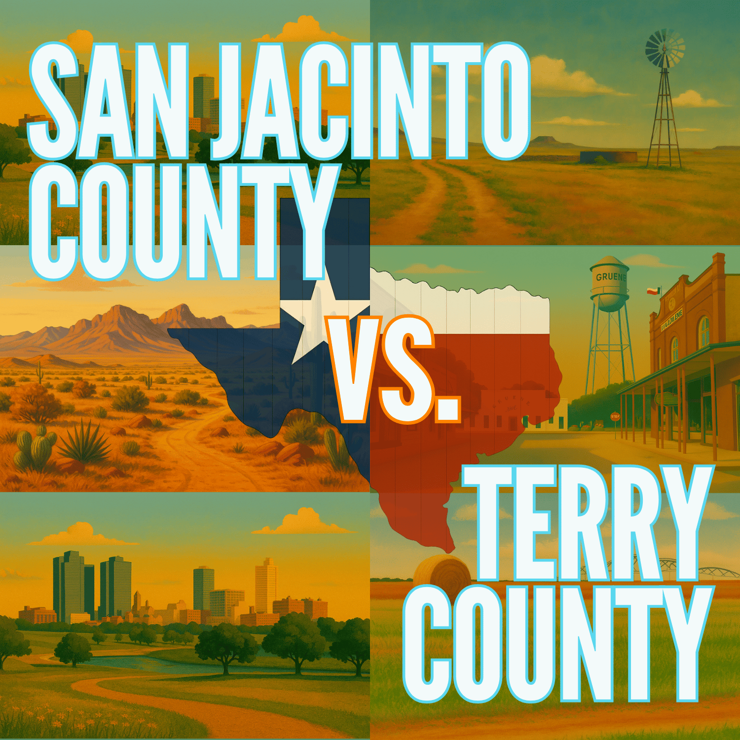 San Jacinto County vs. Terry County