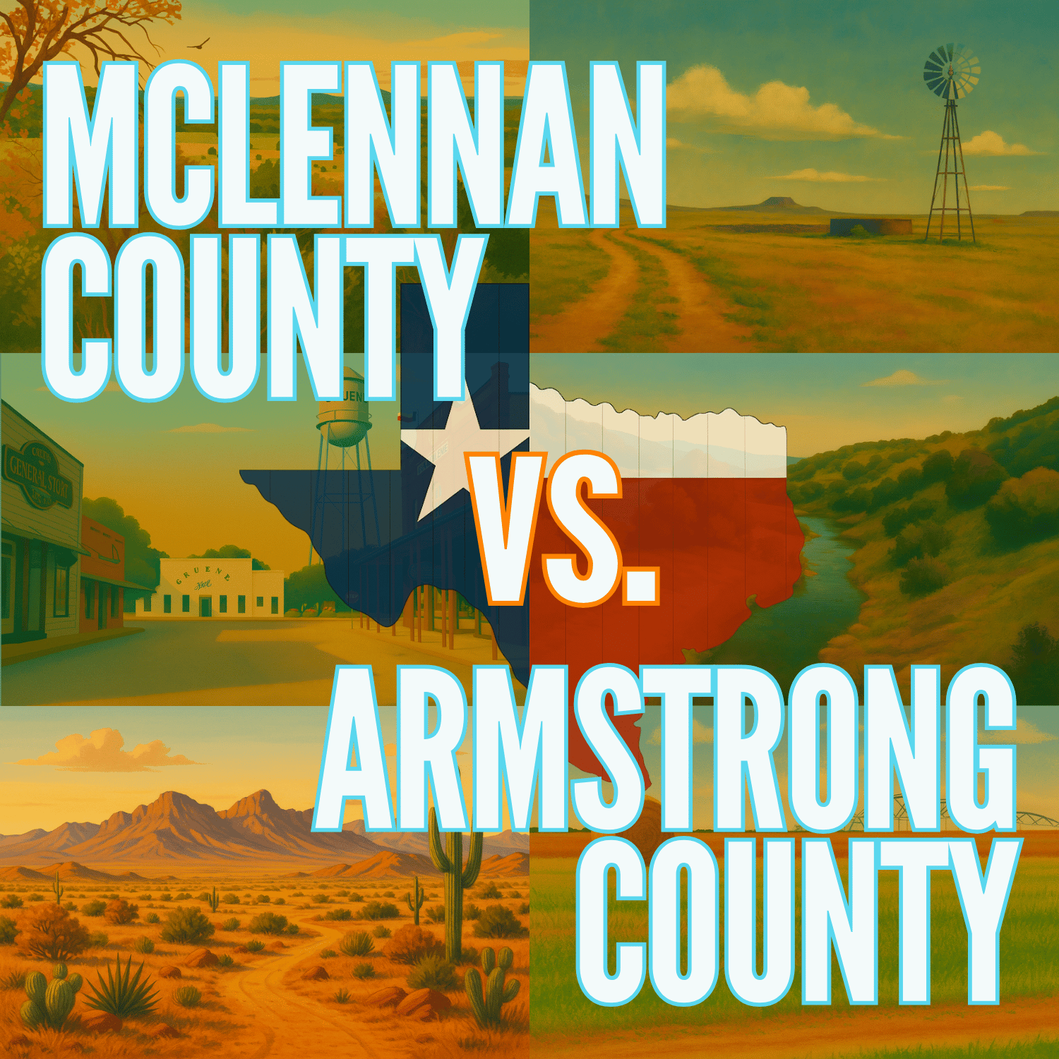McLennan County vs. Armstrong County