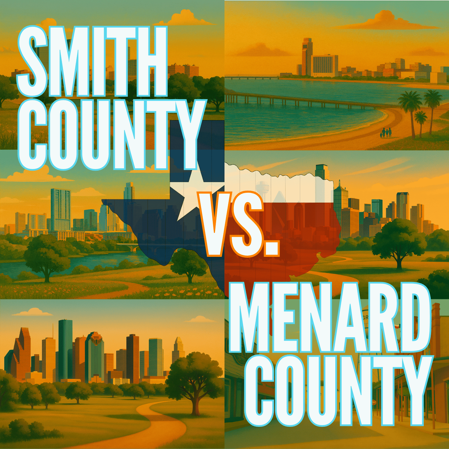 Smith County vs. Menard County