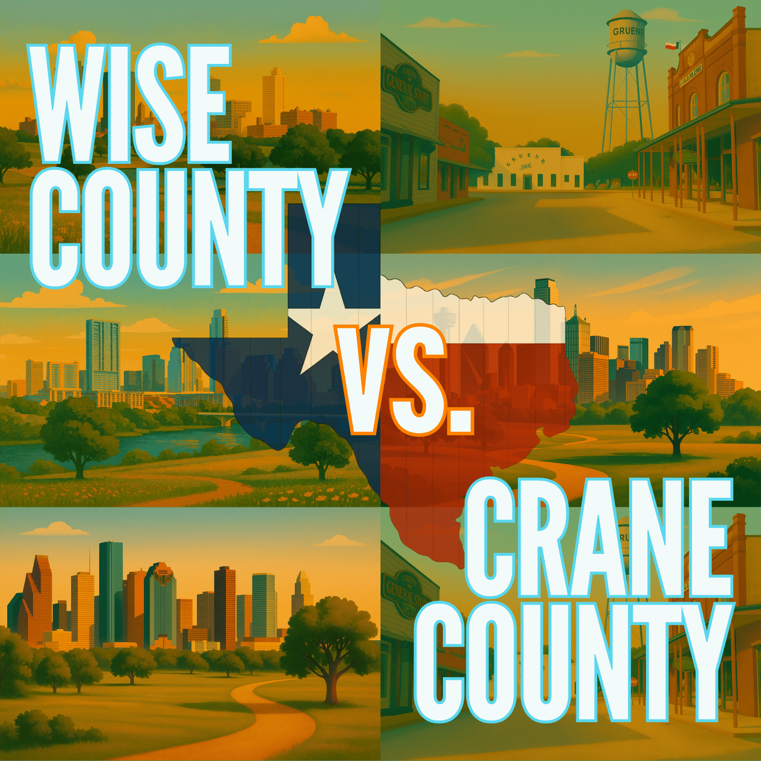 Wise County vs. Crane County