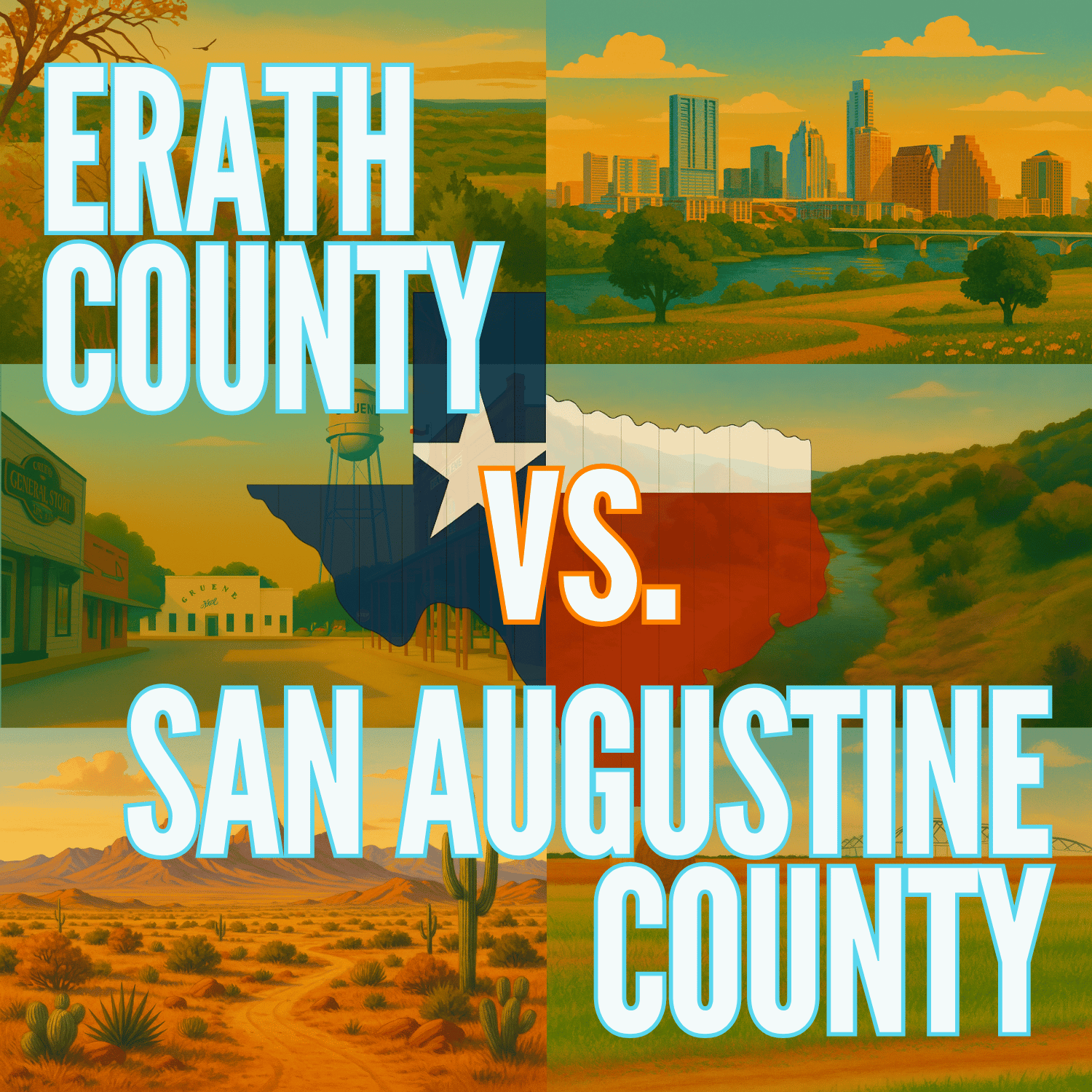 Erath County vs. San Augustine County