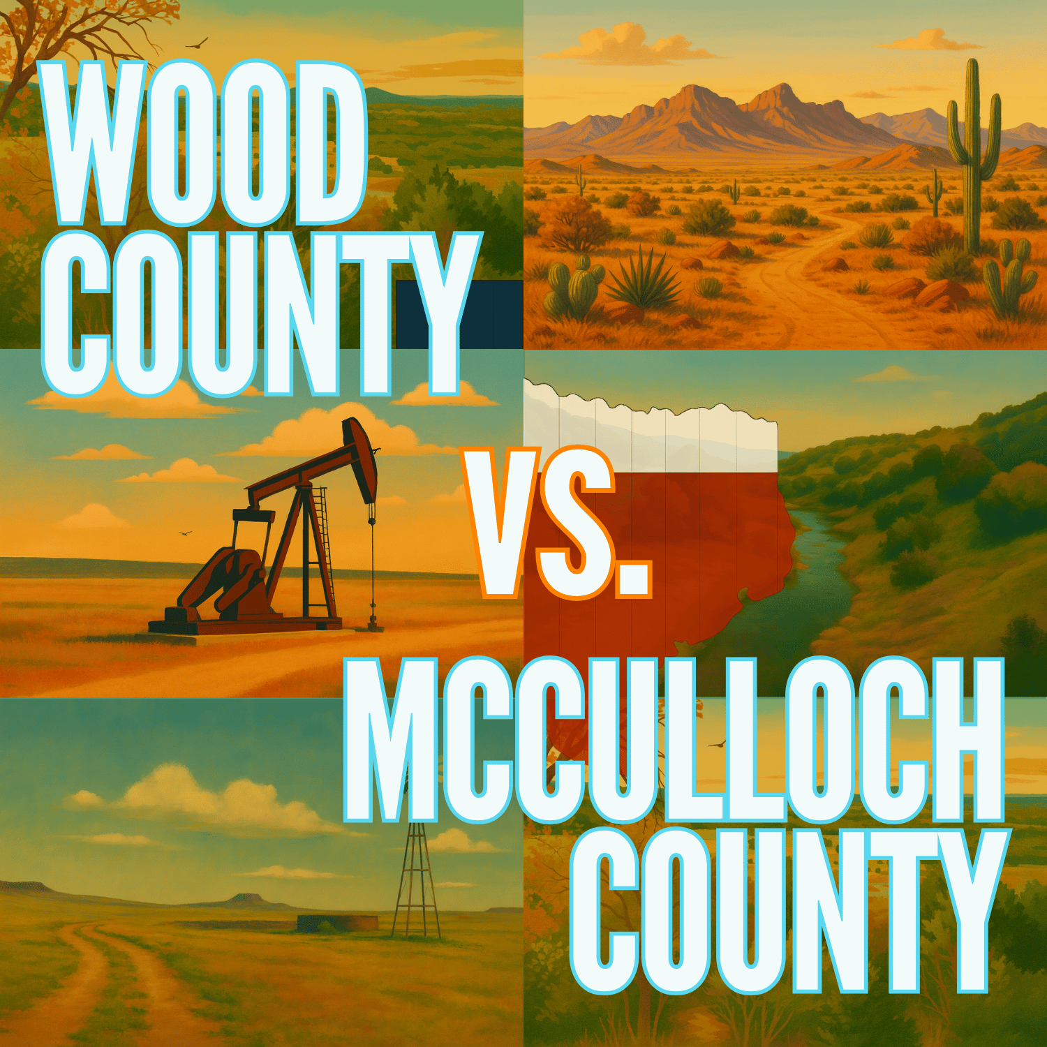 Wood County vs. McCulloch County