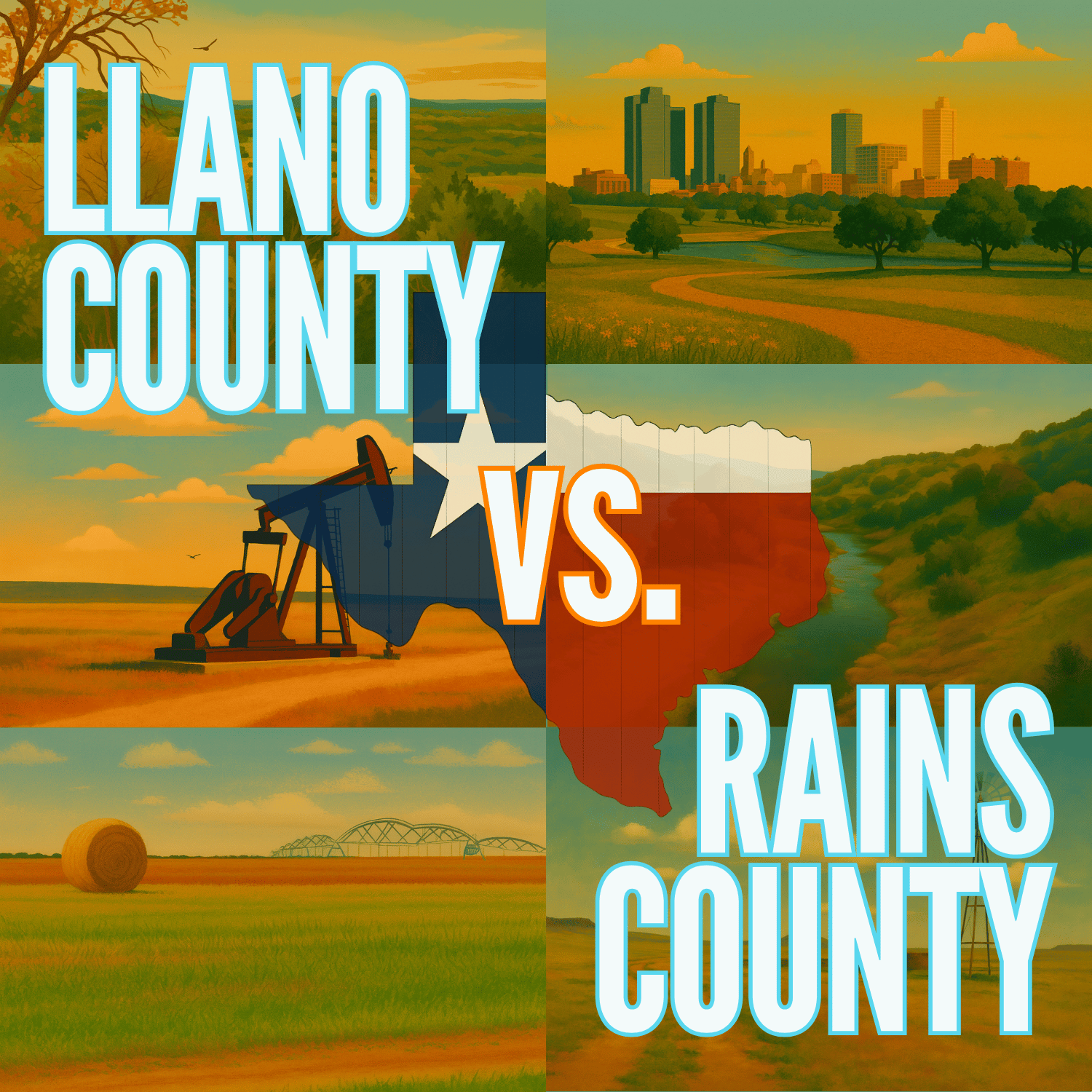 Llano County vs. Rains County