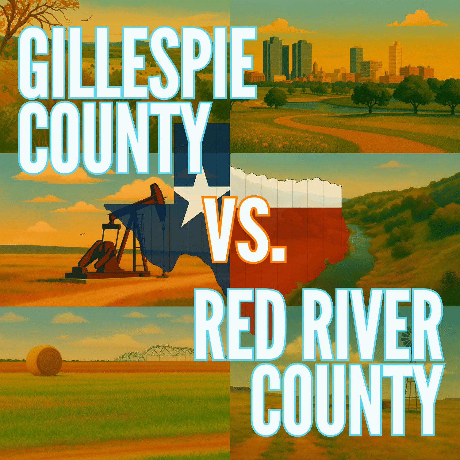 Gillespie County vs. Red River County