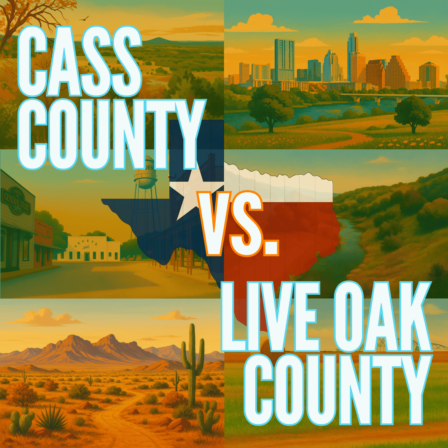 Cass County vs. Live Oak County
