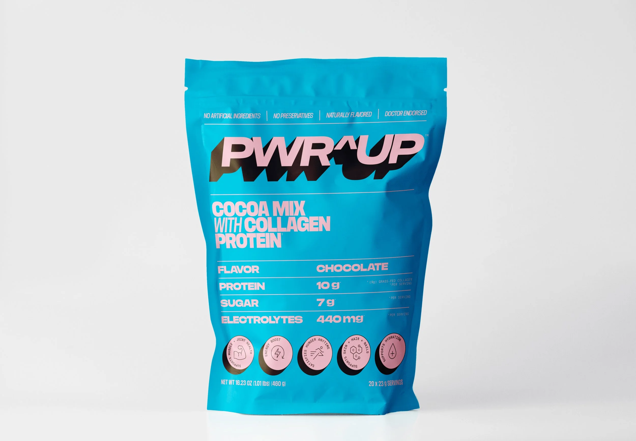 CHOCOLATE FLAVORED COCOA MIX WITH COLLAGEN PROTEIN 16.23 OZ (20 SERVINGS)