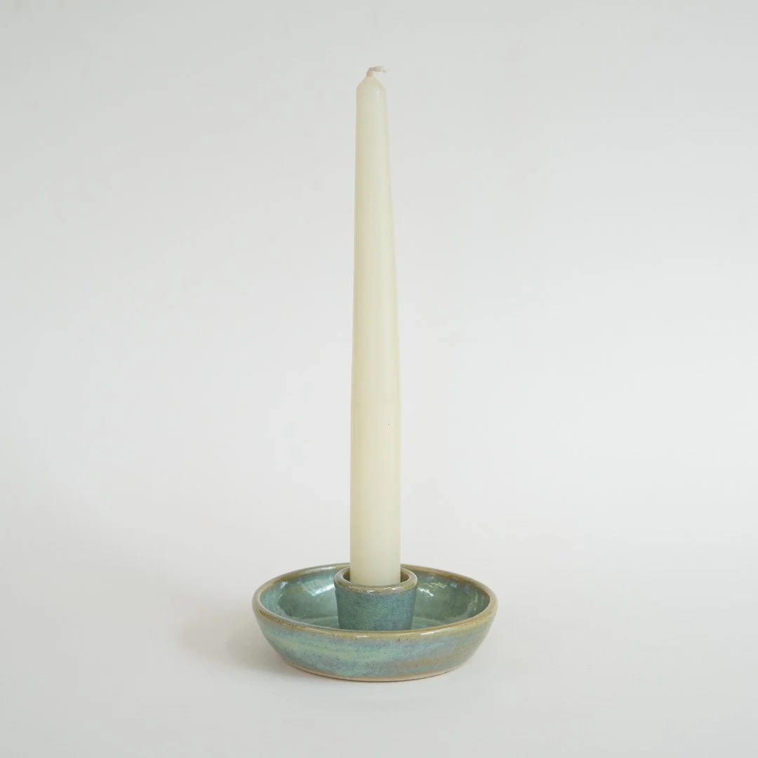Seafoam Candle Holder