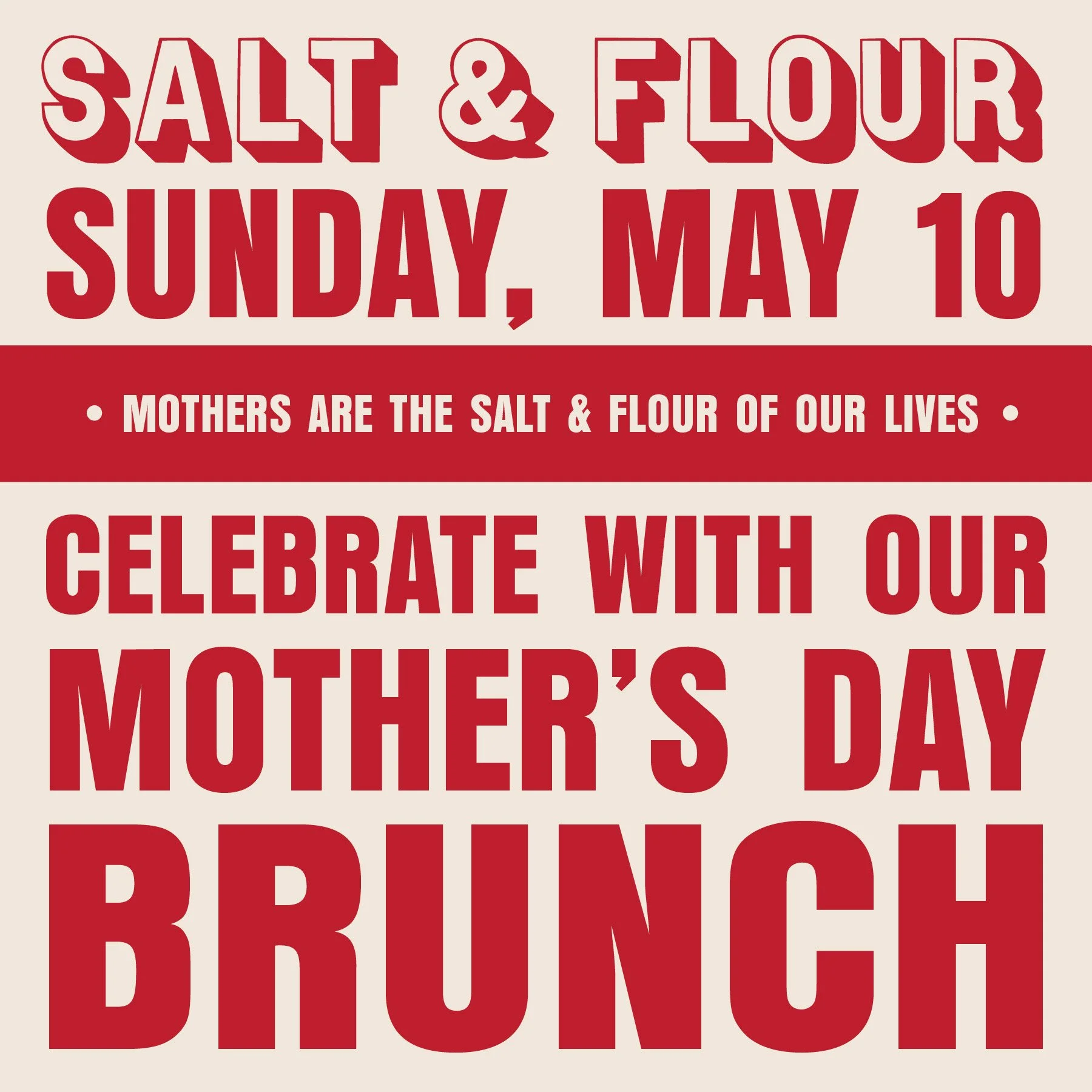 Mother’s Day Brunch Buffet