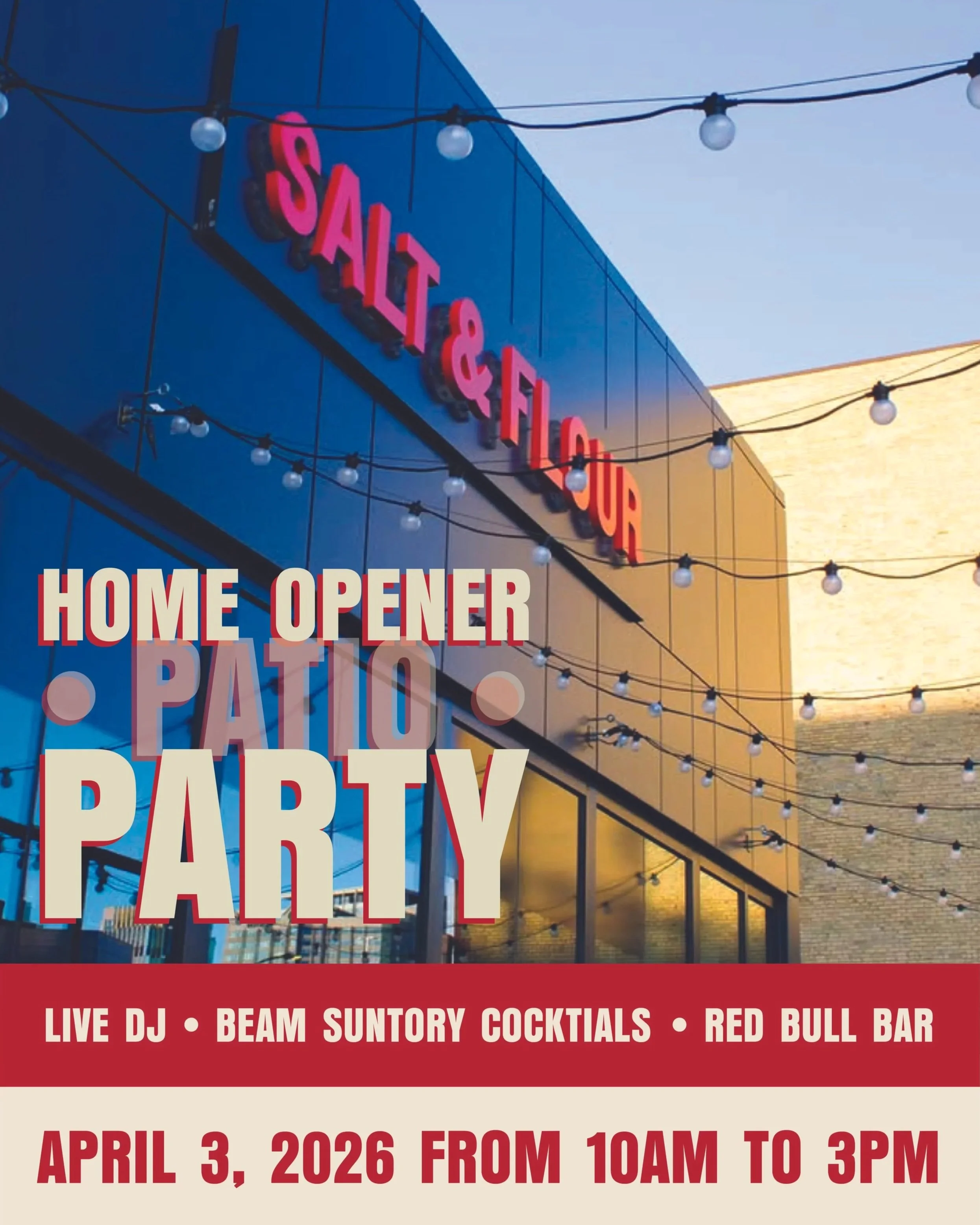 Home Opener Patio Party
