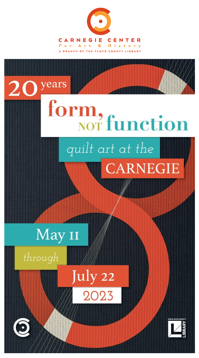 Mandarin Swirl quilt by Kelly Spell on the Carnegie Center website