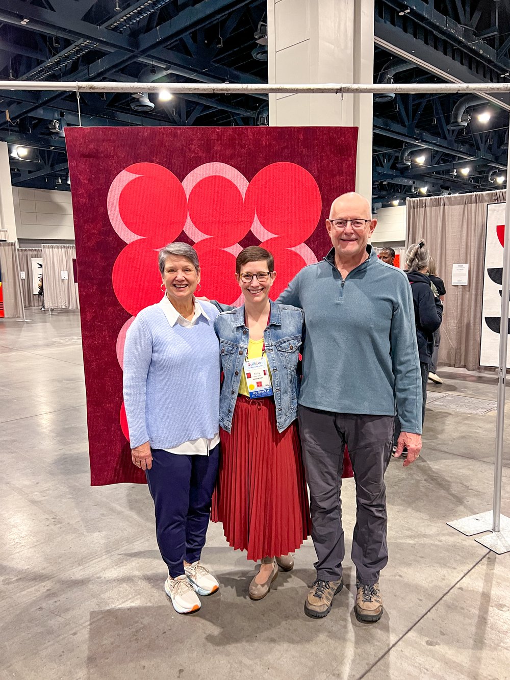 My parents attended their first QuiltCon