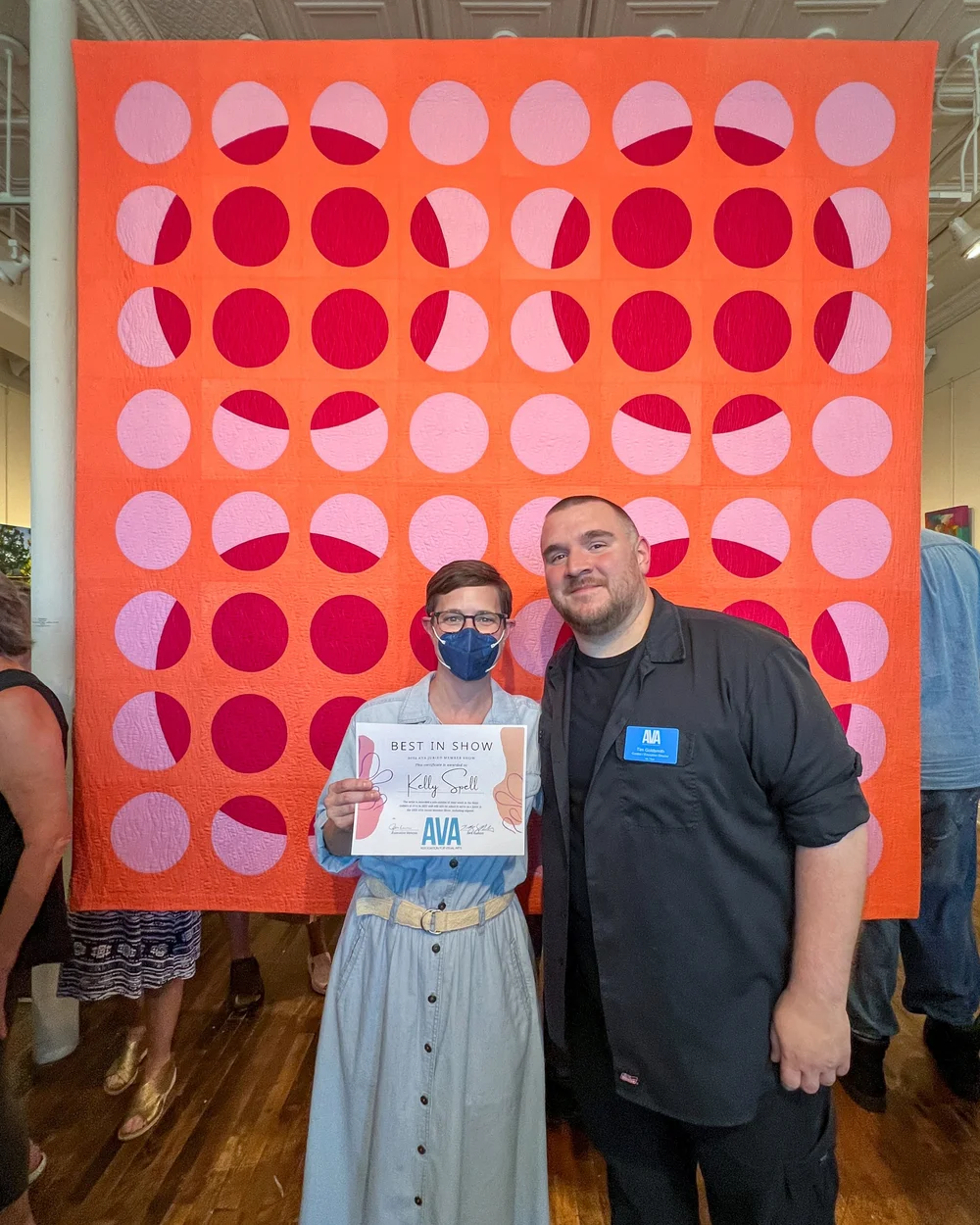 Pink-a-Boo won Best in Show at the 2024 Juried Members Exhibition at AVA