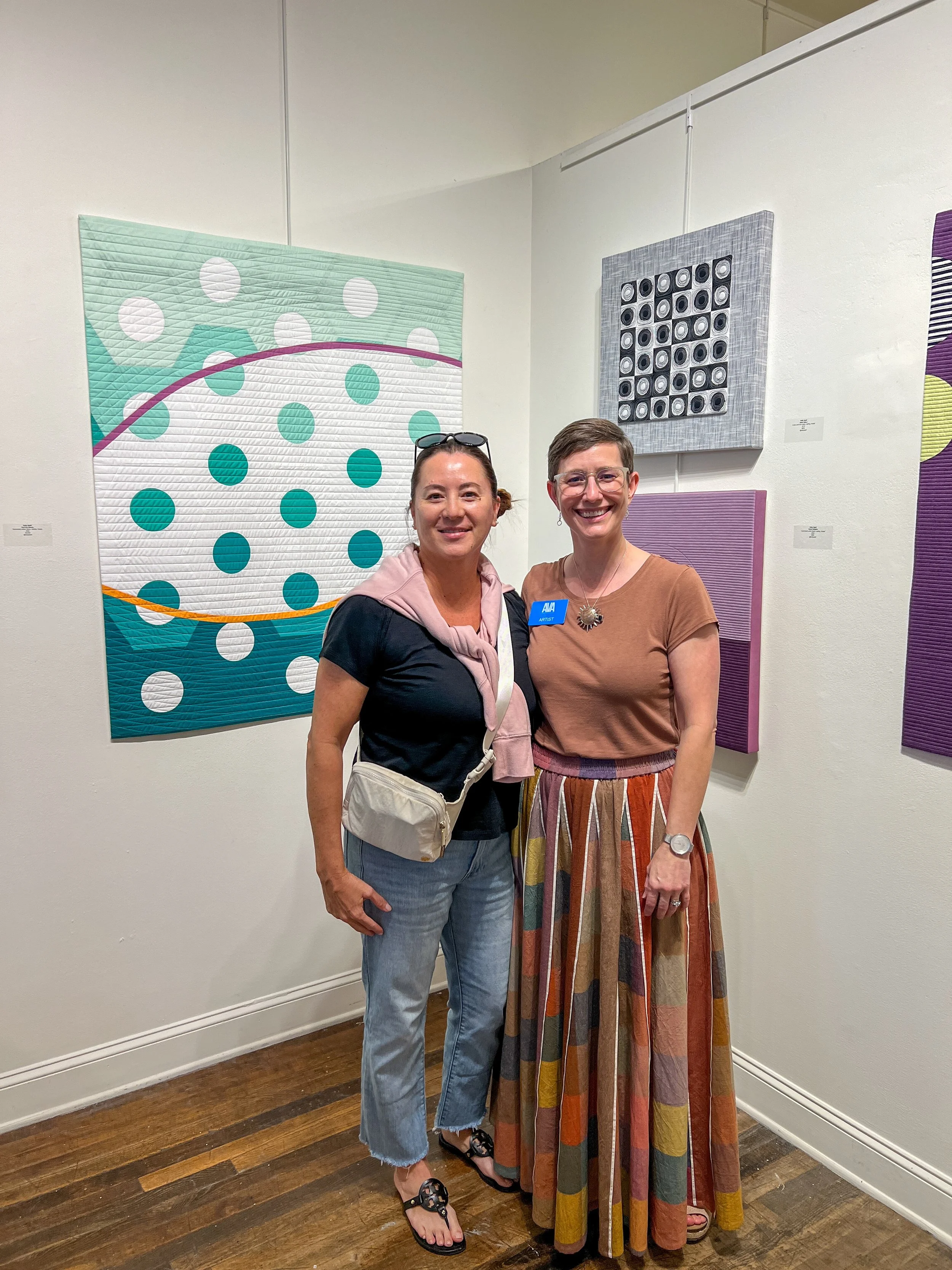 My First Solo Gallery Exhibition — Kelly Spell Quilts