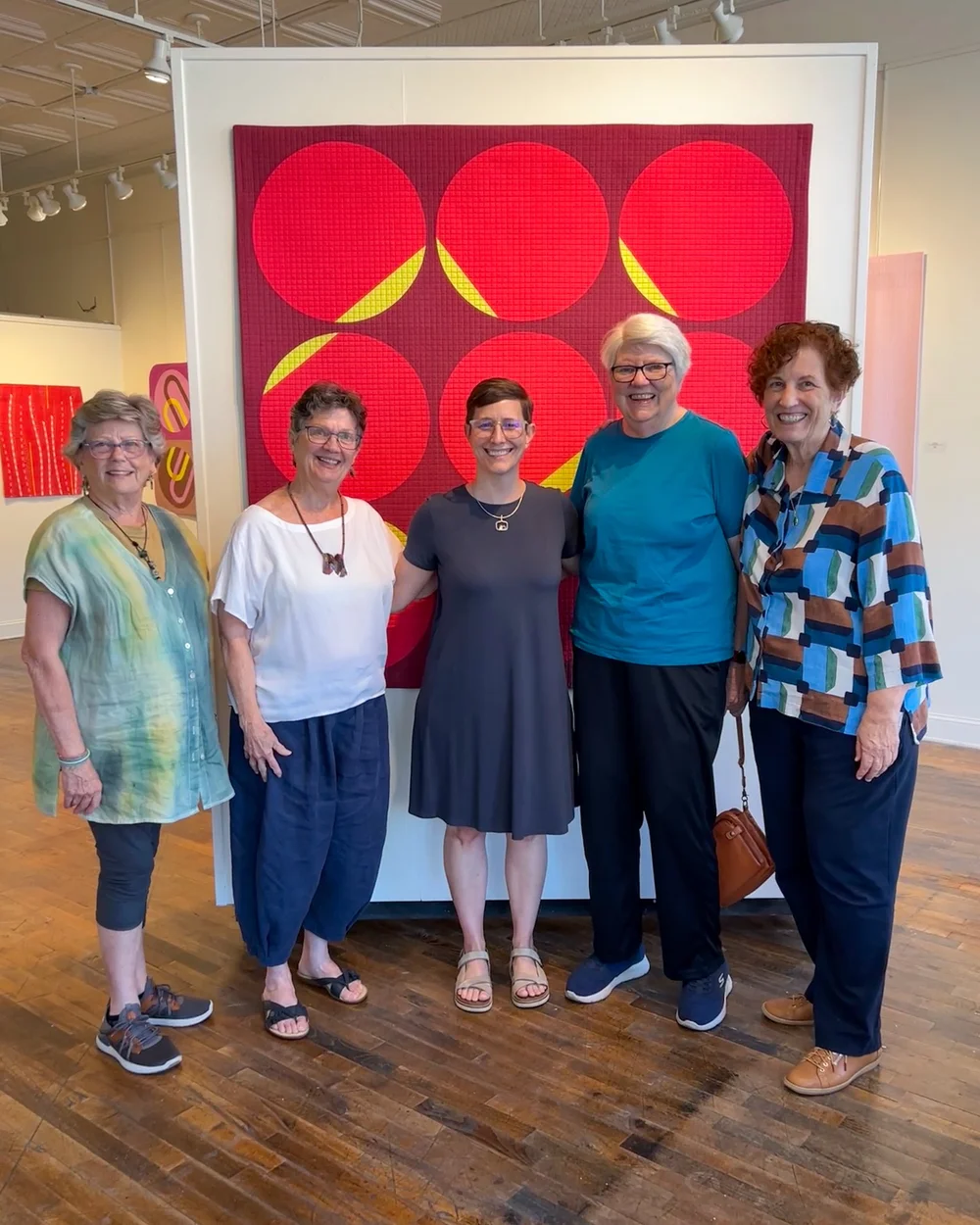 Me with my friends Ann, Mary, Jean, and Karen