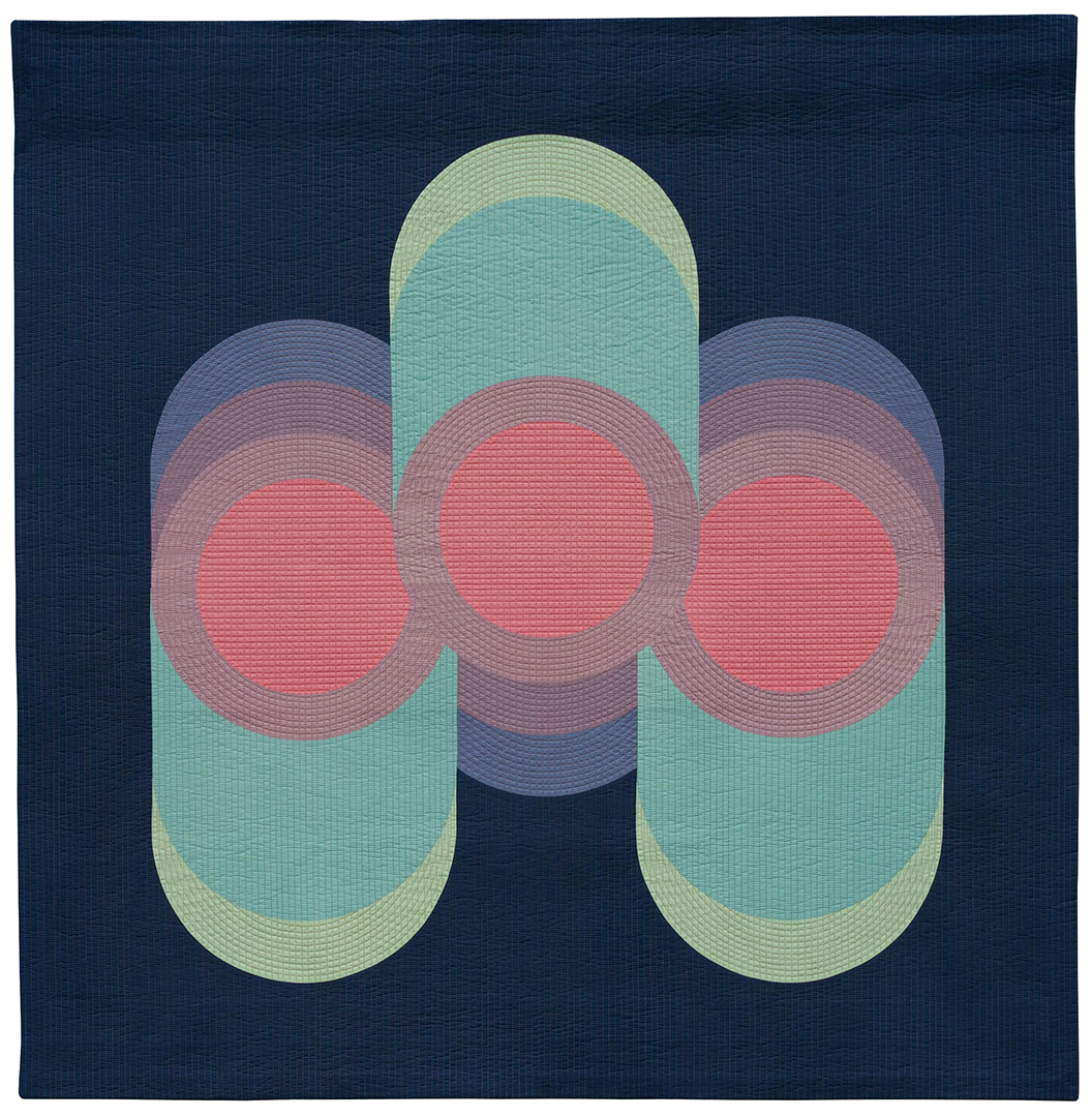 Three Ring Circus, 2022, 52" x 53"