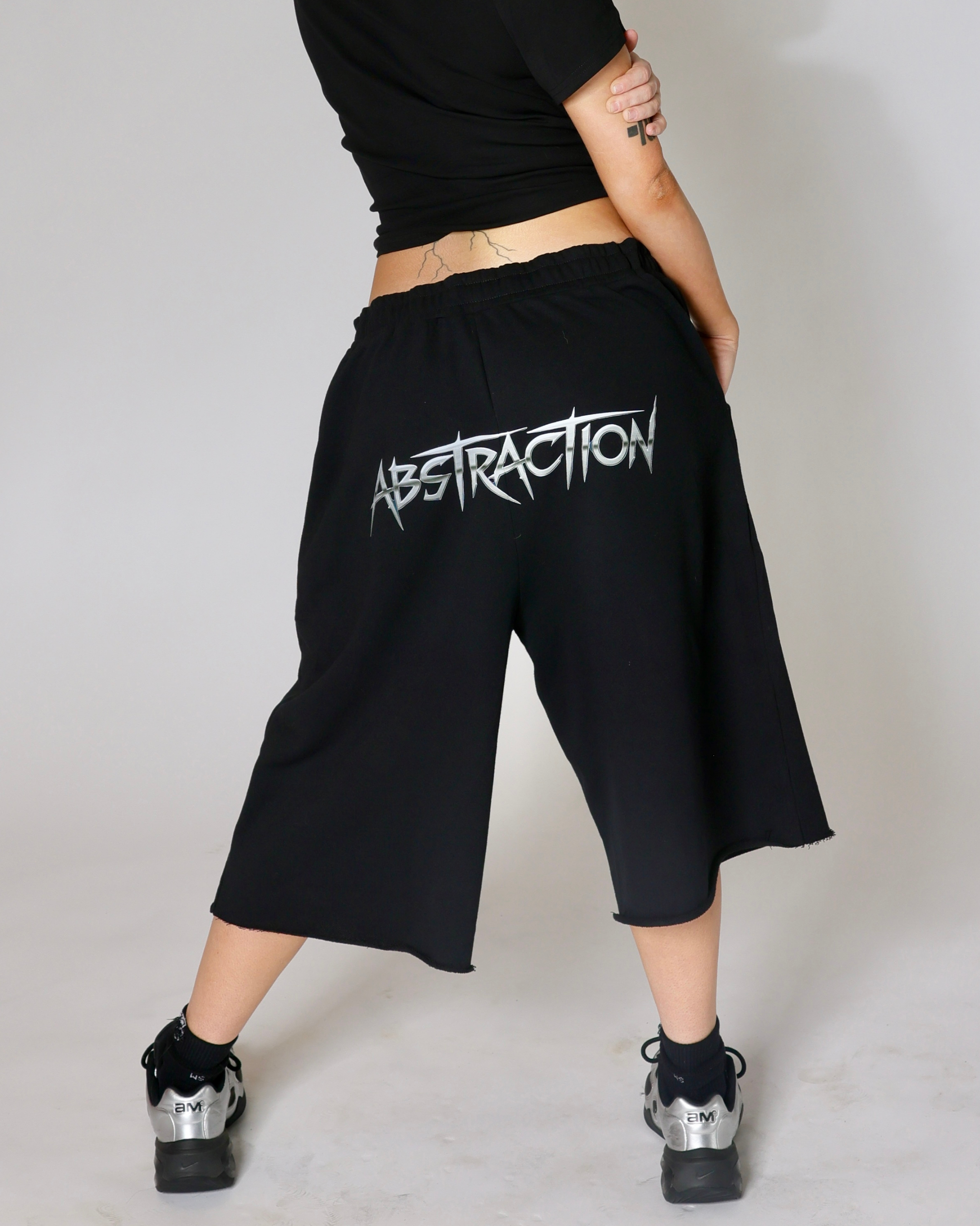 Abstraction Baggy Sweat Shorts