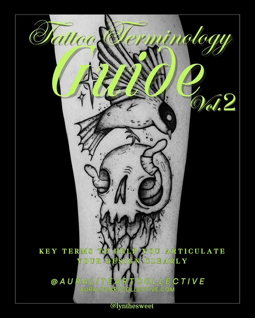 Here is Part 2 of our Tattoo Terminology Guide series! If you’re ready to get your next idea tattooed, head to the link in our bio and fill out our booking form now! We are excited to have you in the shop soon!
•
#tattoostyle #tattoostudi
