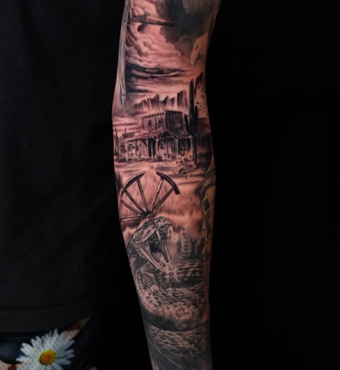 A beautiful realism piece done by @switchbladecrystal If you&rsquo;re looking for your next realism artist Crystal would be the person to talk to! Set up a consult today to chat your ideas to see if she&rsquo;s a good fit!
-
Some of our artists still