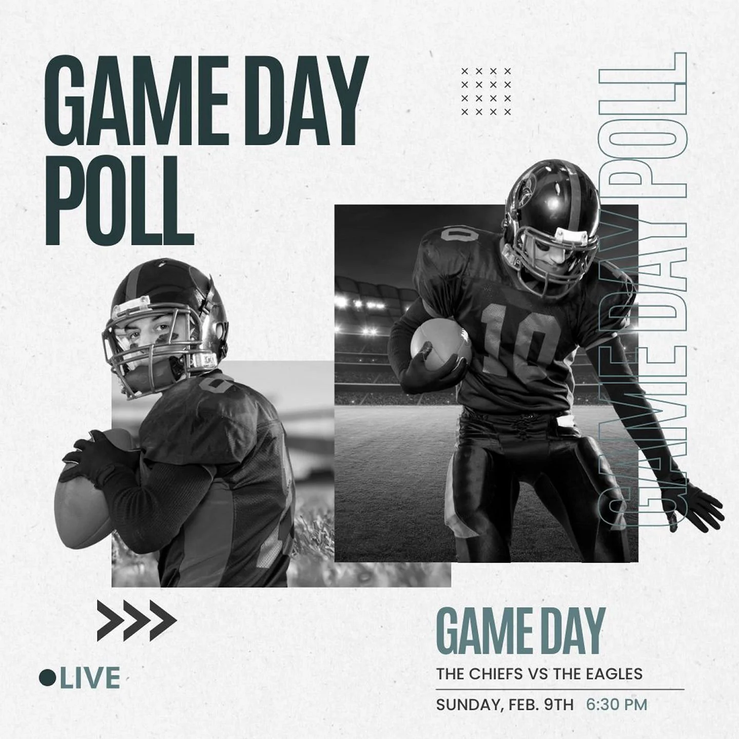 The ultimate rematch! Chiefs vs Eagles in Super Bowl LIX. Who do you think will win and why? Drop your predictions in the comments! 👇 #SuperBowl2025 #ChiefsKingdom #FlyEaglesFly
