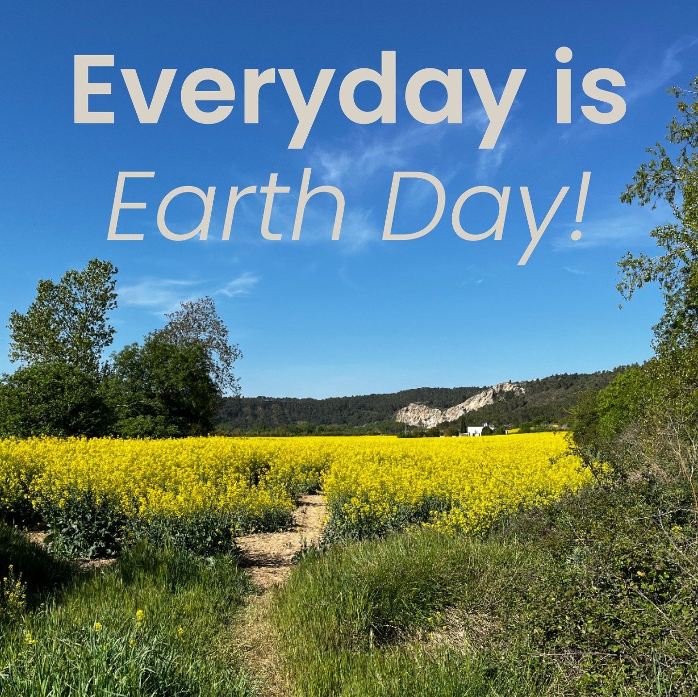 This week we are choosing to celebrate the Earth, and while we believe Earth Day should be everyday we wanted to take a moment to acknowledge how fortunate we are to be in a place so abundant with nature. Thank you to the Earth and thank you to all w