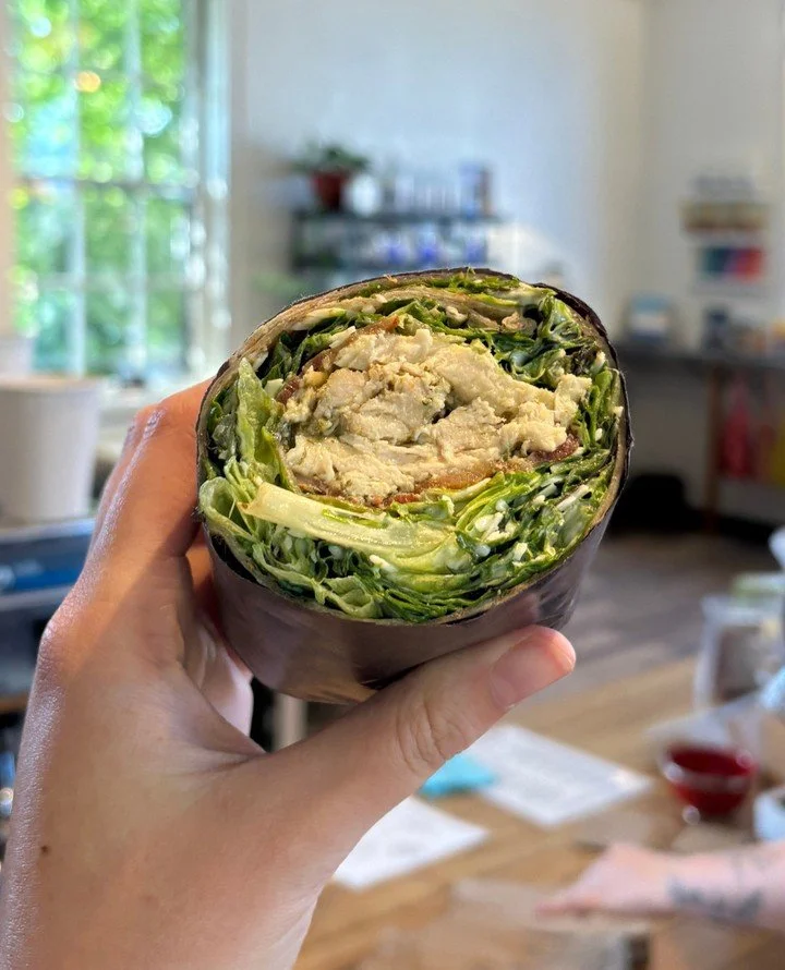 Rainy day lunch goals 🌯🌧️ just a reminder that this is your last day of the week to enjoy a wrap, sandwich, or bowl made by Jess! Stop in and enjoy. 
#relishmuskoka