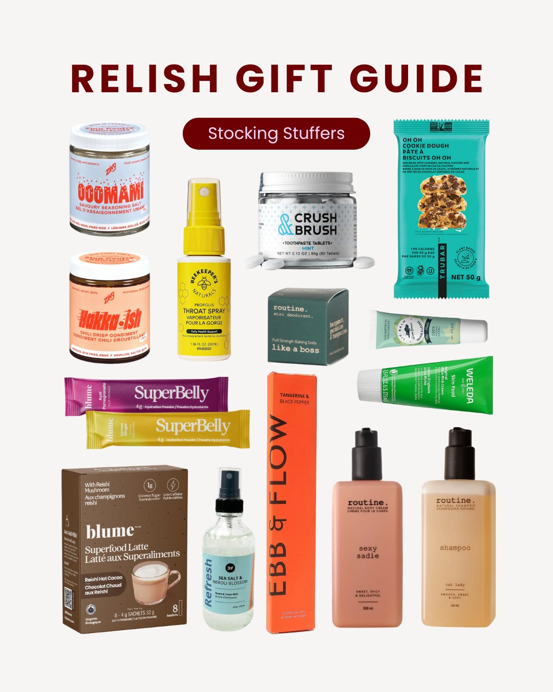 Choose local this holiday season 🌲 not only are we continuing to stock the shelves with goodness, we are trying our best to work with primarily #CanadianMade brands. So when you shop at Relish, you're shopping a lineup of local people! ⁠
⁠
Throughou