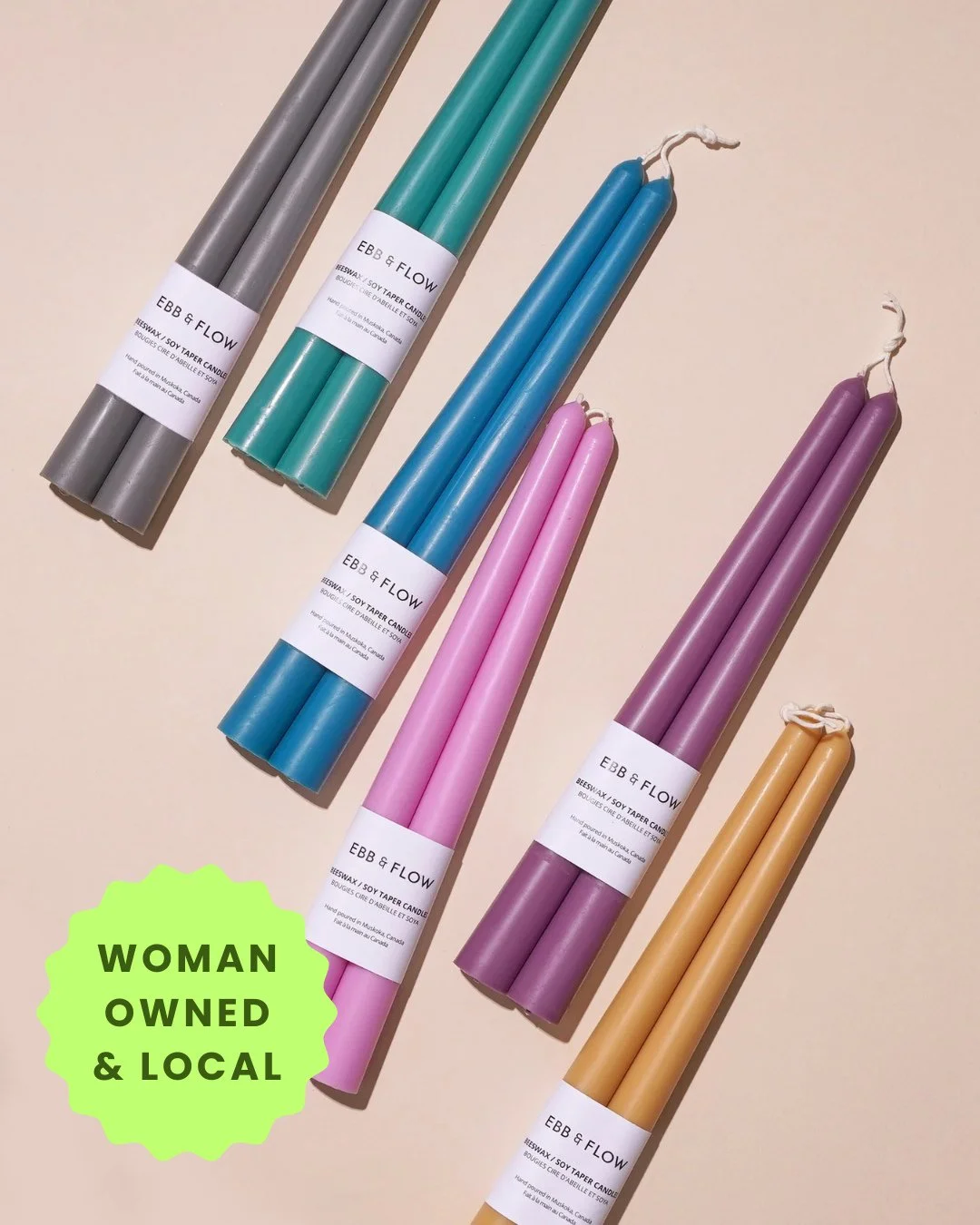 One of our go-to gifts, and proudly from a local, women-owned brand 🤍⁠
Meet Ebb &amp; Flow Candles&mdash;hand-poured in Ontario, Canada using soy wax and carefully curated fragrances. Clean, cozy, and perfect for gifting or everyday moments at home.