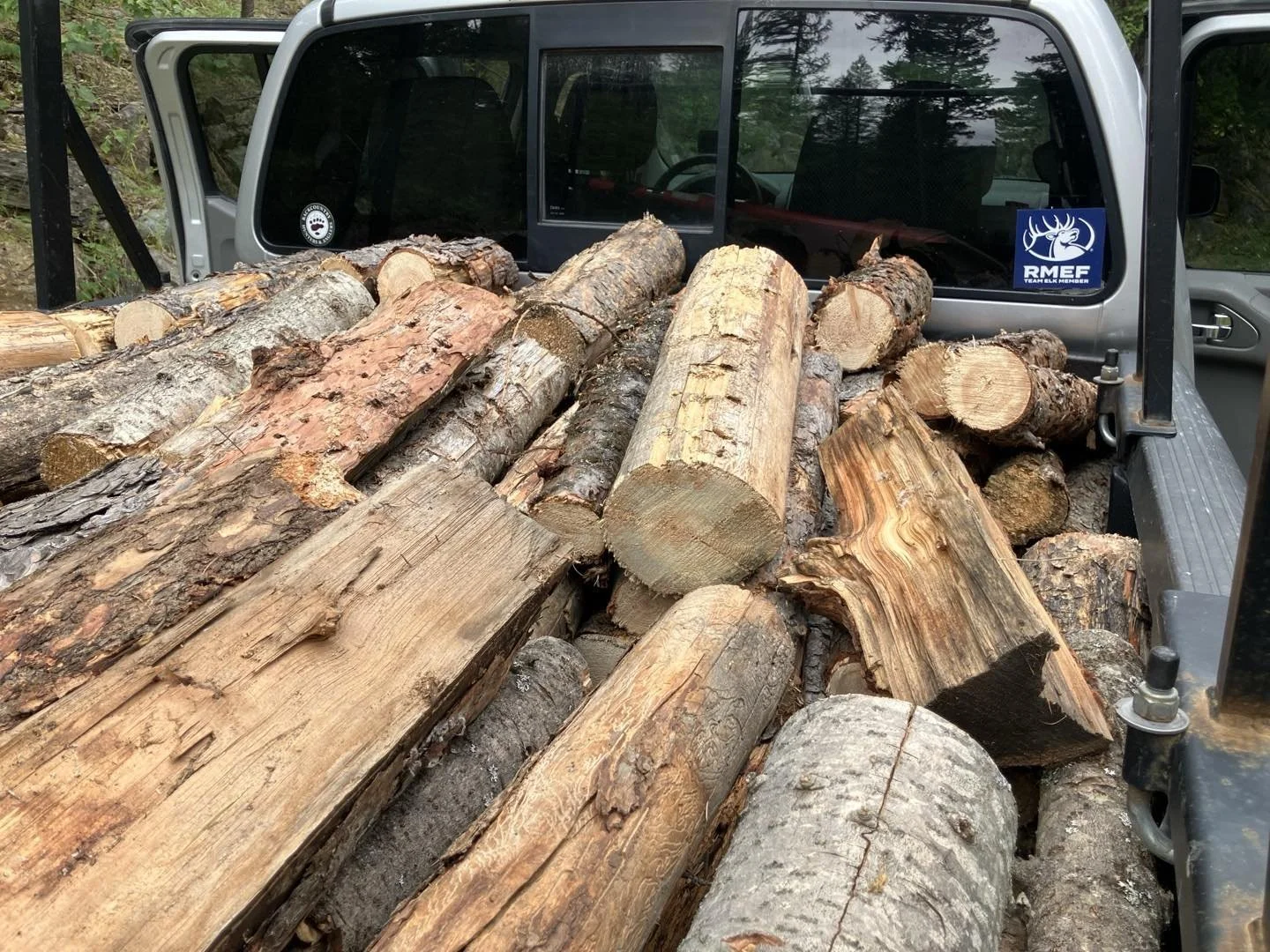 Work before play, dad always said. Sure sign of the end of summer. Firewood season.