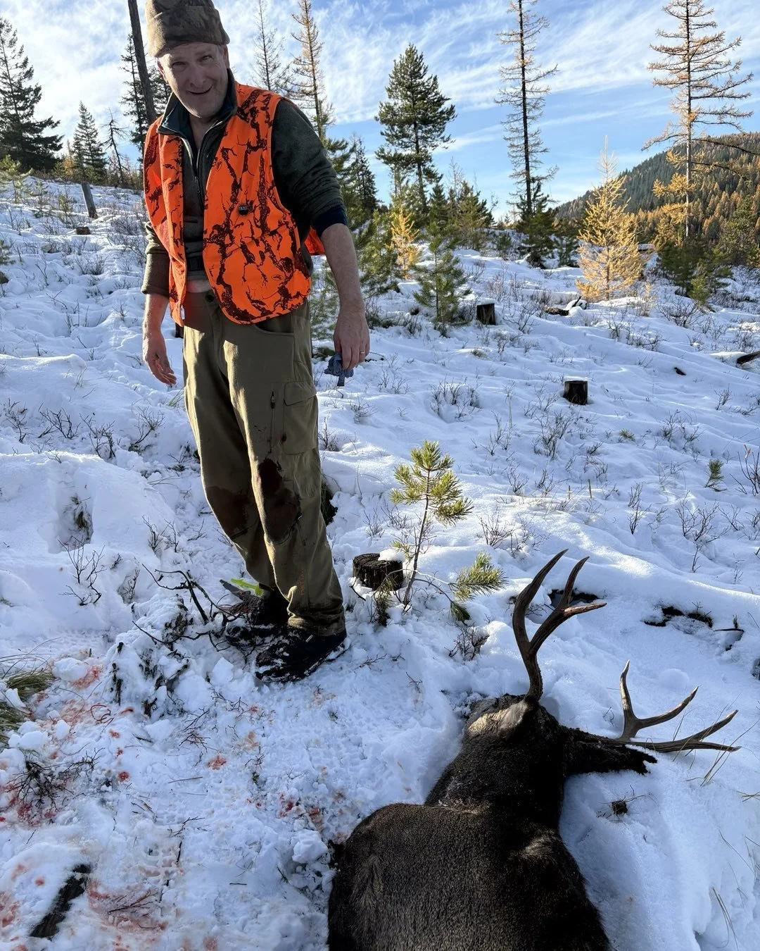 I don&rsquo;t really hunt for antlers. I hunt for stories. And the story behind this buck was epic. What a day!  #publiclands #hunt #muledeer #montana