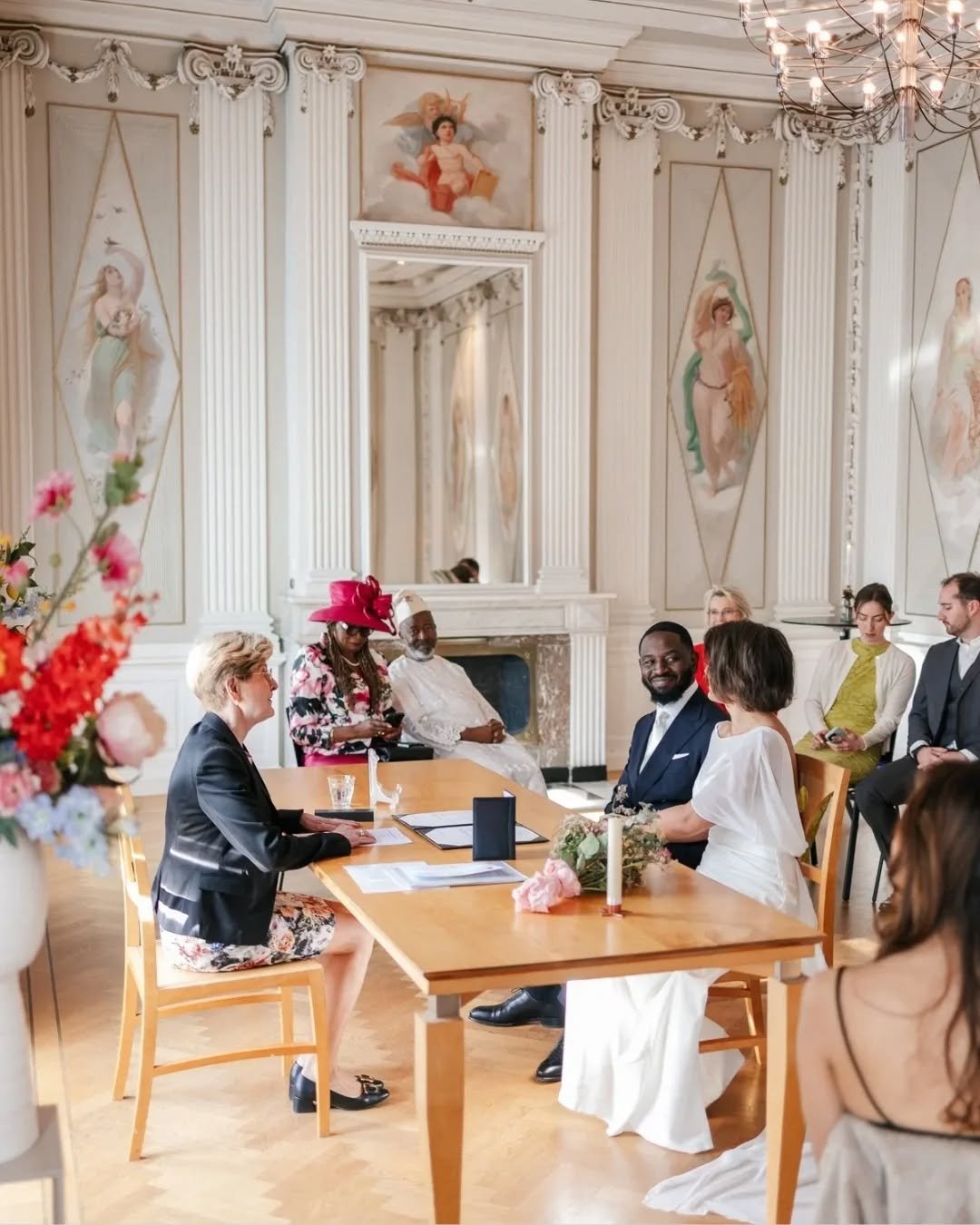 They are finally, actually, MARRIED!