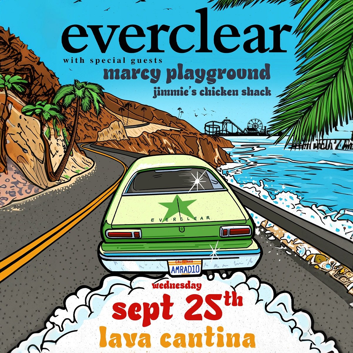 🚨 JUST ANNOUNCED! Everclear with Marcy Playground &amp; Jimmie&rsquo;s Chicken Shack - September 25th @lavacantinatc 🚨

***PRE-SALE FOR ALL LAVA CANTINA VIP PLATINUM AND BLACK CARD MEMBERS BEGINS 4/25 AT 10 AM***

***TICKETS ON SALE 4/26 AT 10 AM**