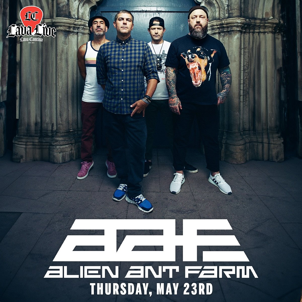 🚨 THURSDAY, MAY 23RD @lavacantinatc 🚨

ALIEN ANT FARM
with AND THE HERO PREVAILS
🔥Lava Live at Lava Cantina
Doors 5:30 PM | Concert 7:00 PM
AGES: All Ages
🎟️🎟️➡️ https://tinyurl.com/4kr85z5j

EMO NIGHT BROOKLYN
EMO Pop Up Party!
💀Lava Cantina&r
