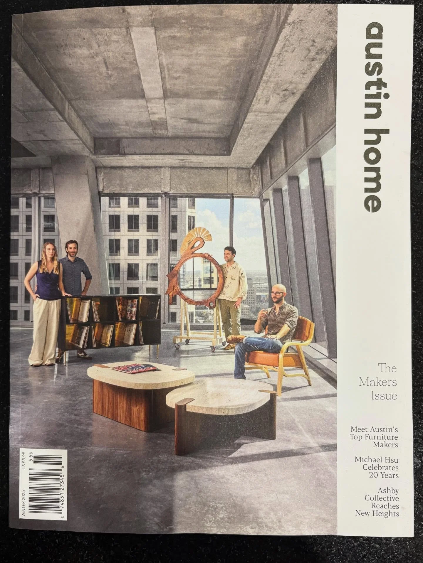 I&rsquo;m so Gen X. Despite circulation and scope, print media always feels more real than digital. Thanks @austin_home @kzblashek and @waldofurnitureco !