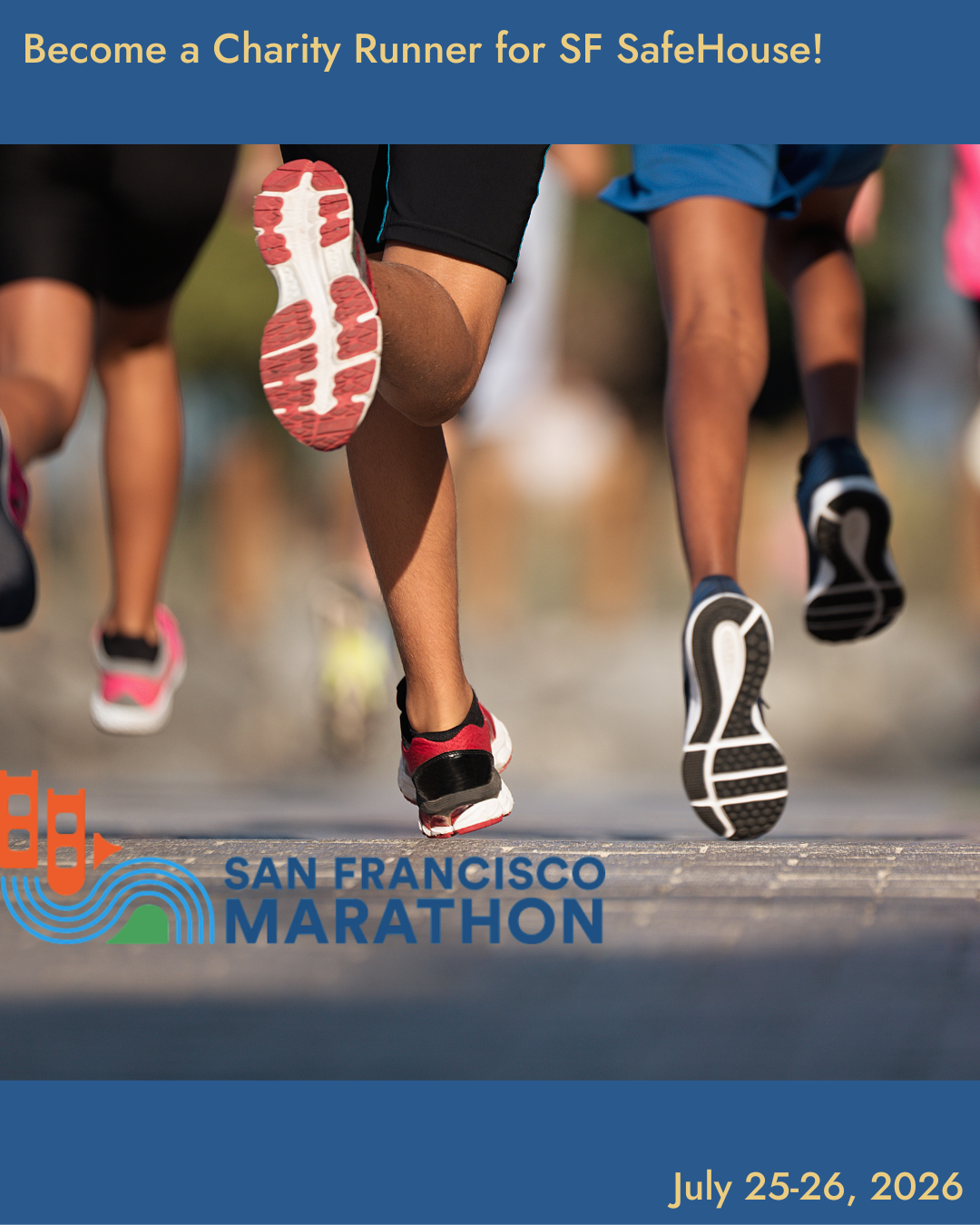 Charity Run for SafeHouse in the SF Marathon!