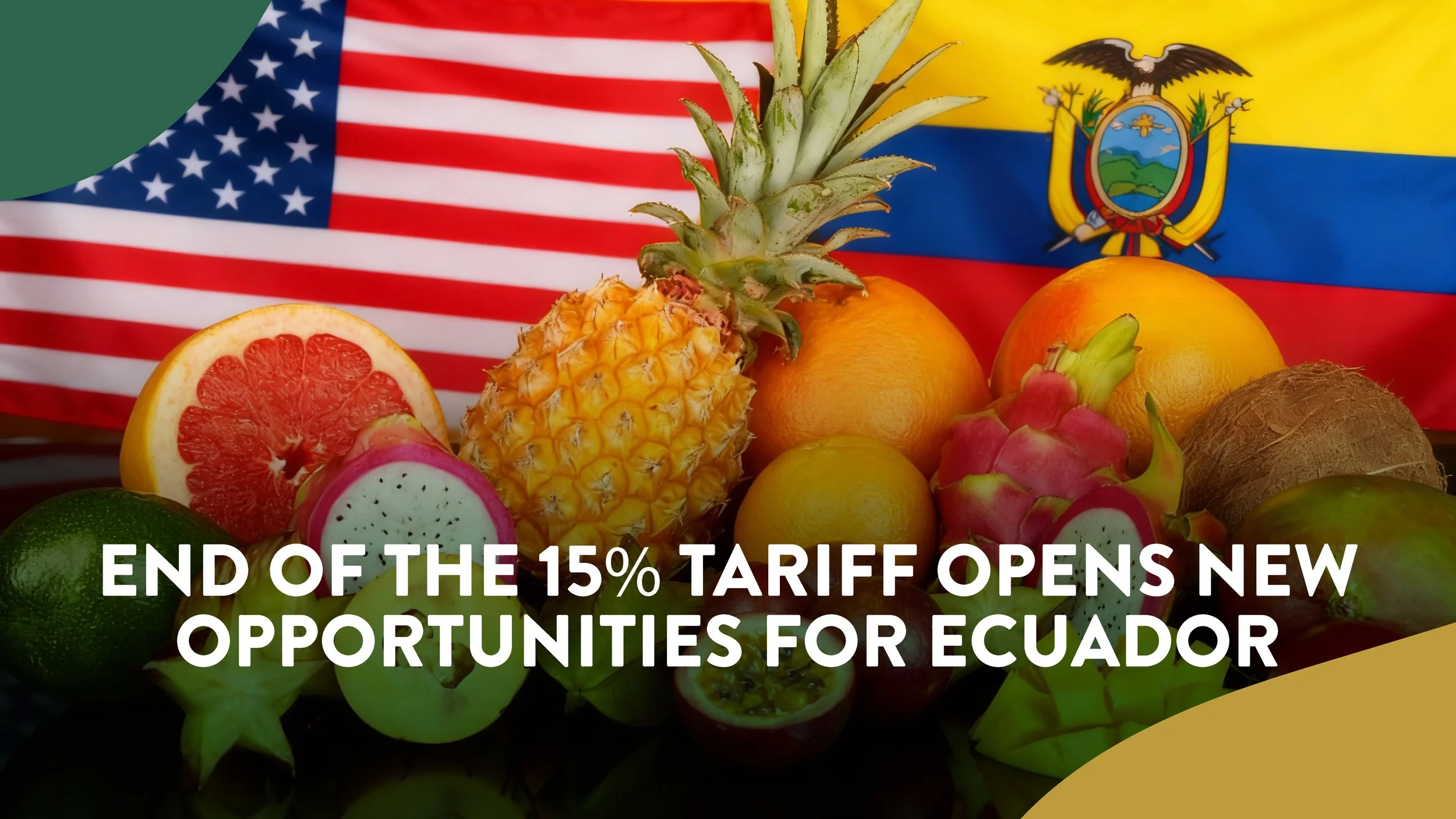 End of the 15% Tariff Opens New Opportunities for Ecuador