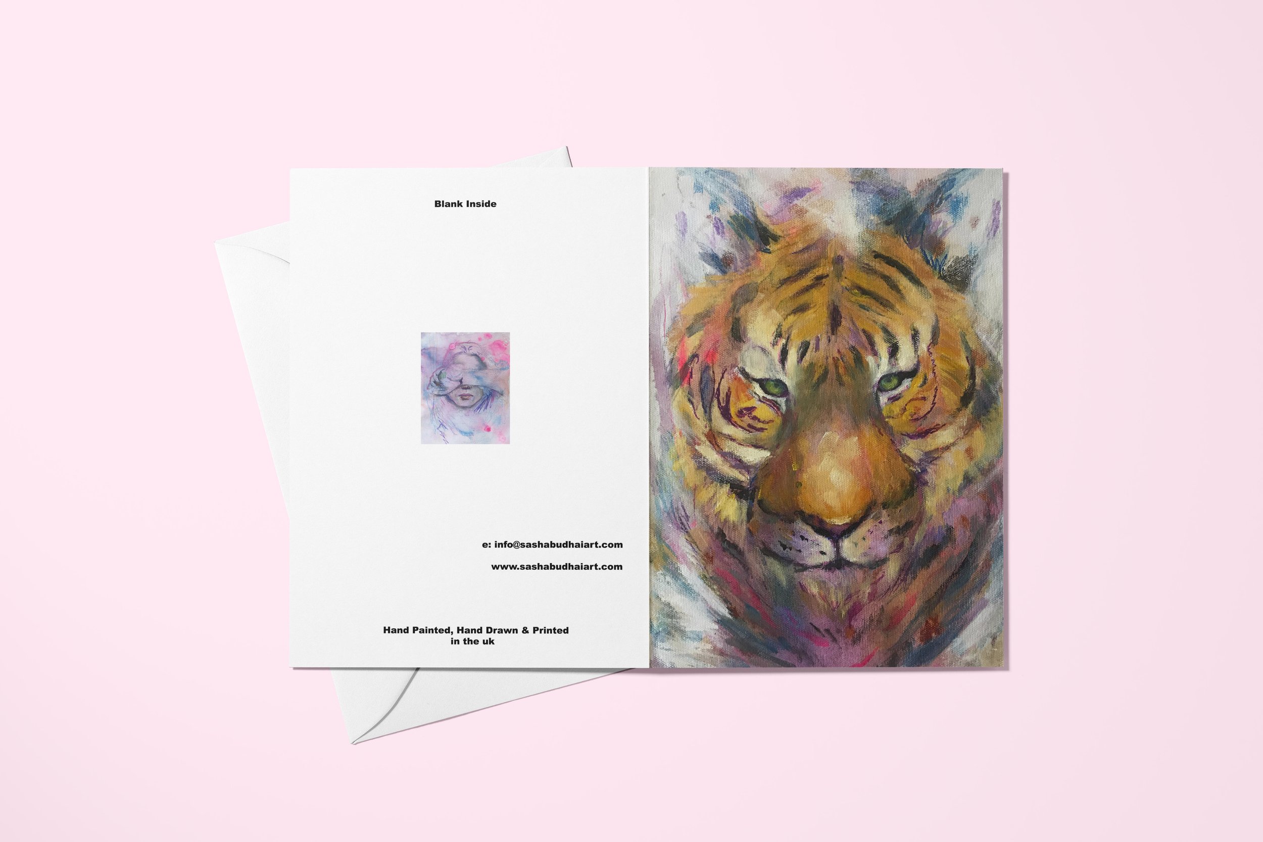 Tiger Greeting Card