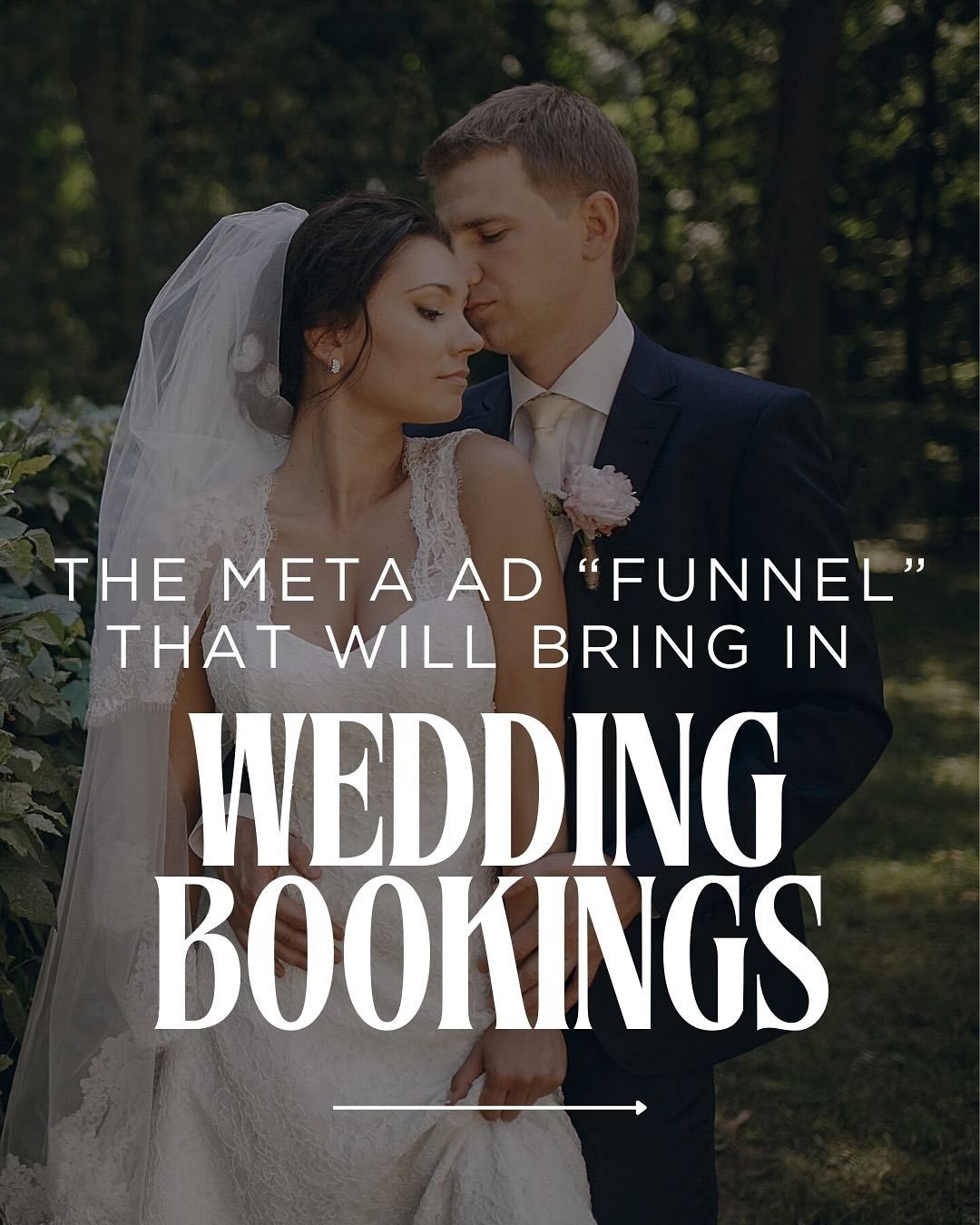 👆 (yes it really is that simple!!)

If we haven&rsquo;t met yet&hellip;I&rsquo;m Laura! 🤗 

I specialize in helping wedding pros get bookings from Meta ads (not just inquiries 😉).

In order to get an ROI from your ads, you need the following:

⭐️ 