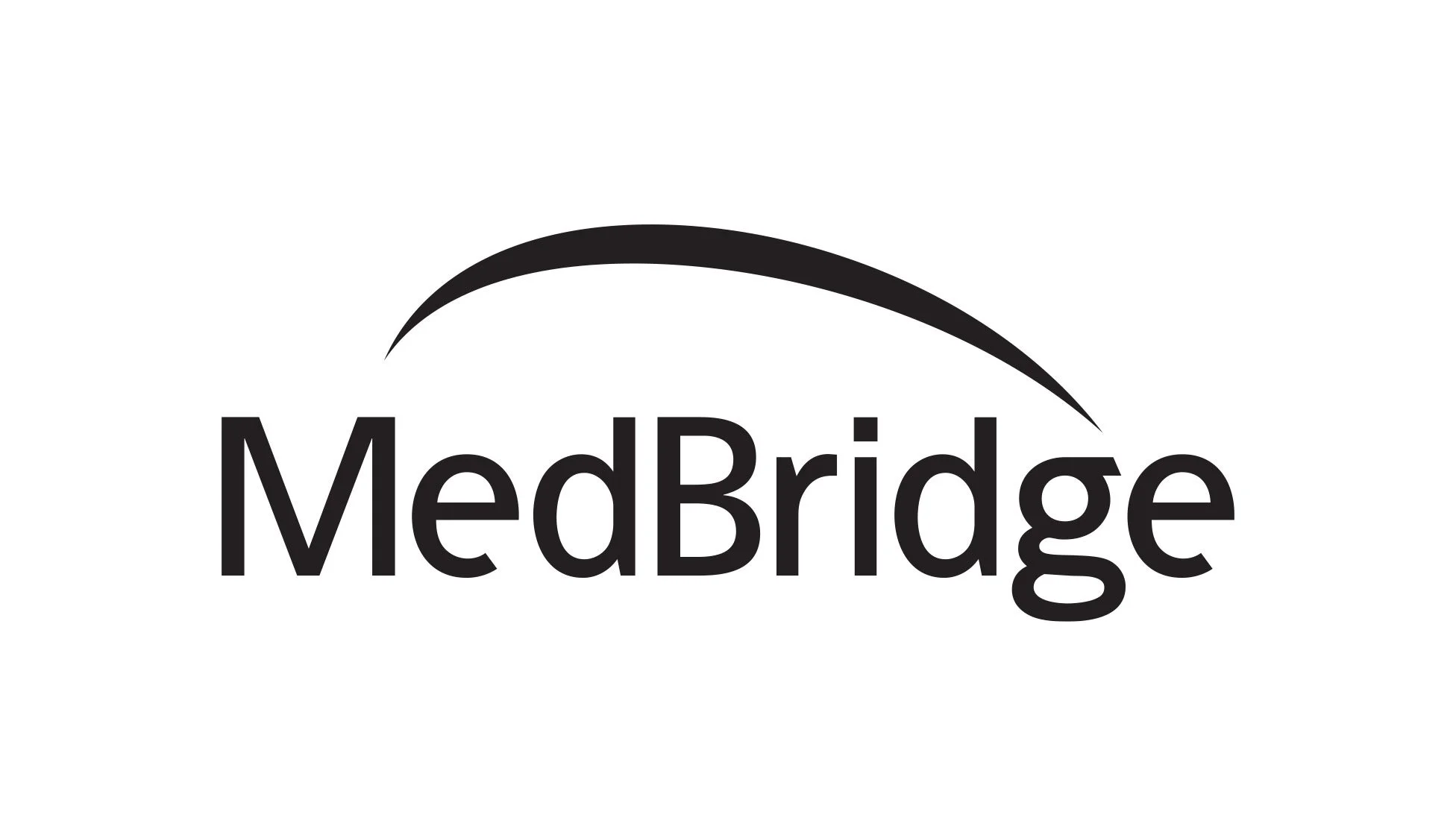 MedBridge logo with arch design.